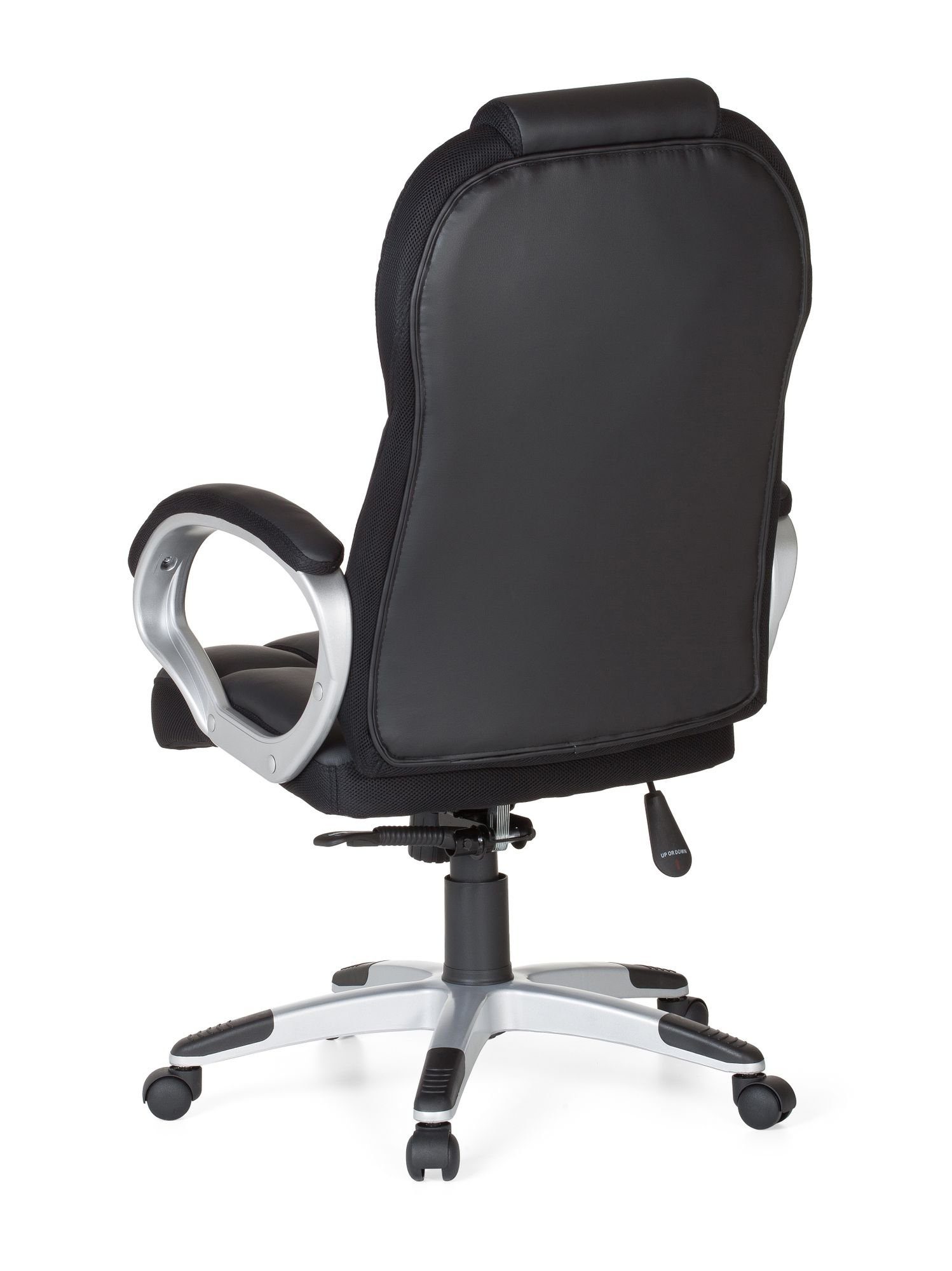 SuVa1060_1 Schwarz Schwarz, Schwarz Armlehne 120 Drehstuhl FINEBUY mit Bürostuhl Modern), XXL (Kunstleder kg Drehbar, Gaming Chair | Schreibtischstuhl