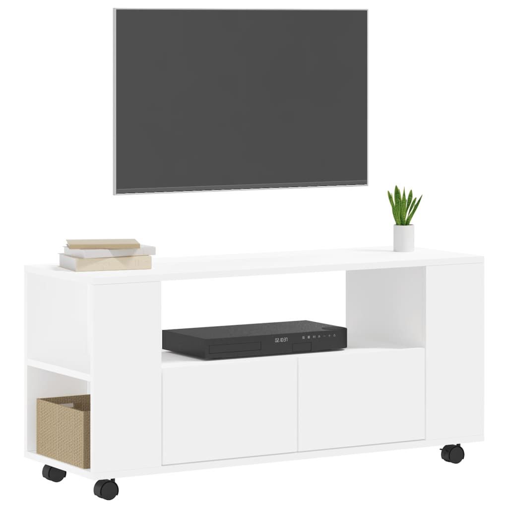vidaXL TV-Schrank TV-Schrank Weiß 102x34,5x43 cm Holzwerkstoff (1-St) günstig online kaufen