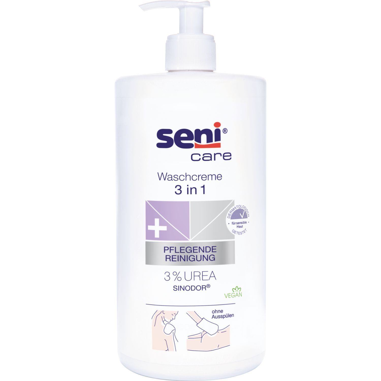 seni Duschcreme Seni Care Waschcreme 3 In 1 6x1 Liter