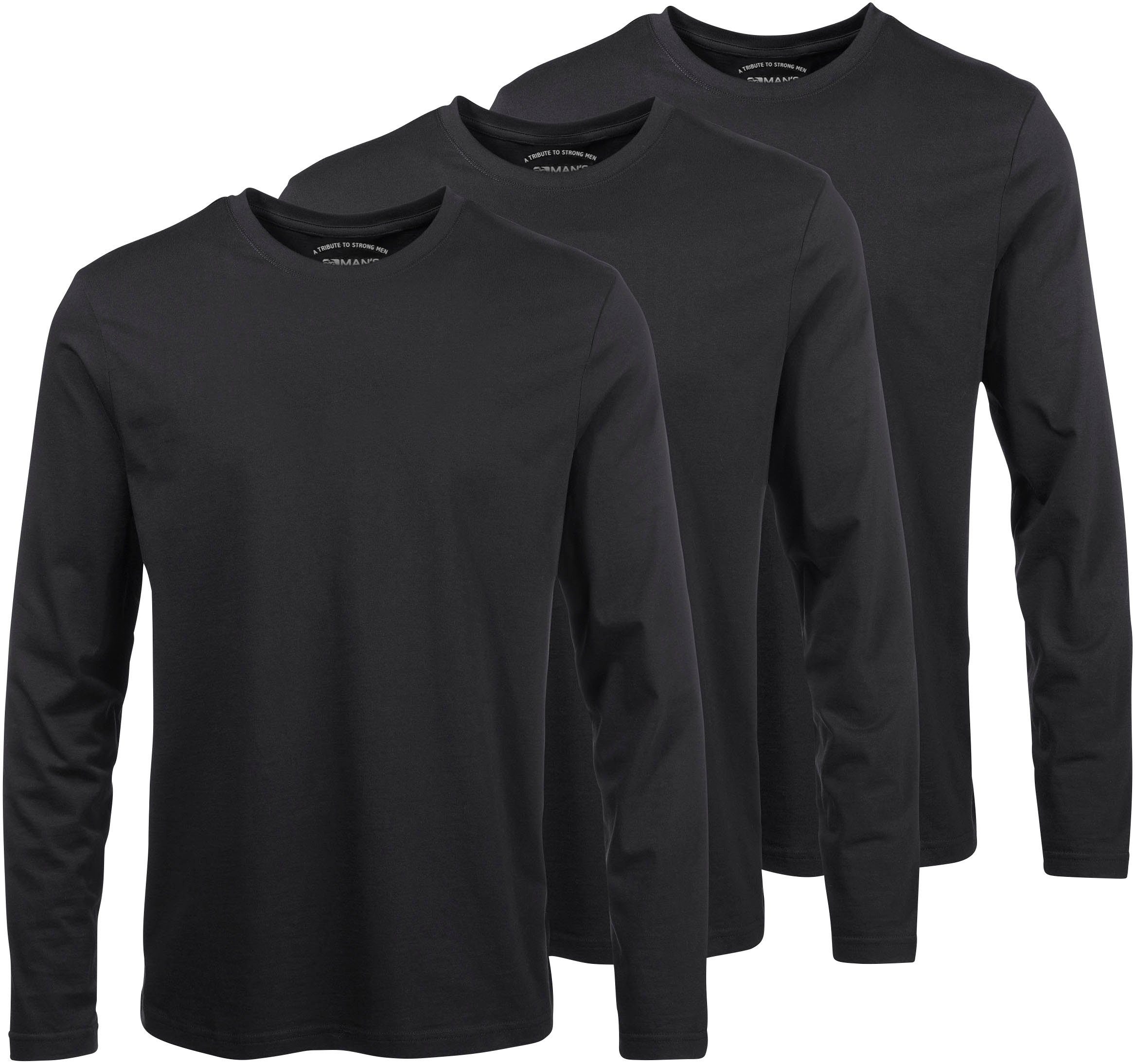 Man's World Langarmshirt neue Farbe ! günstig online kaufen