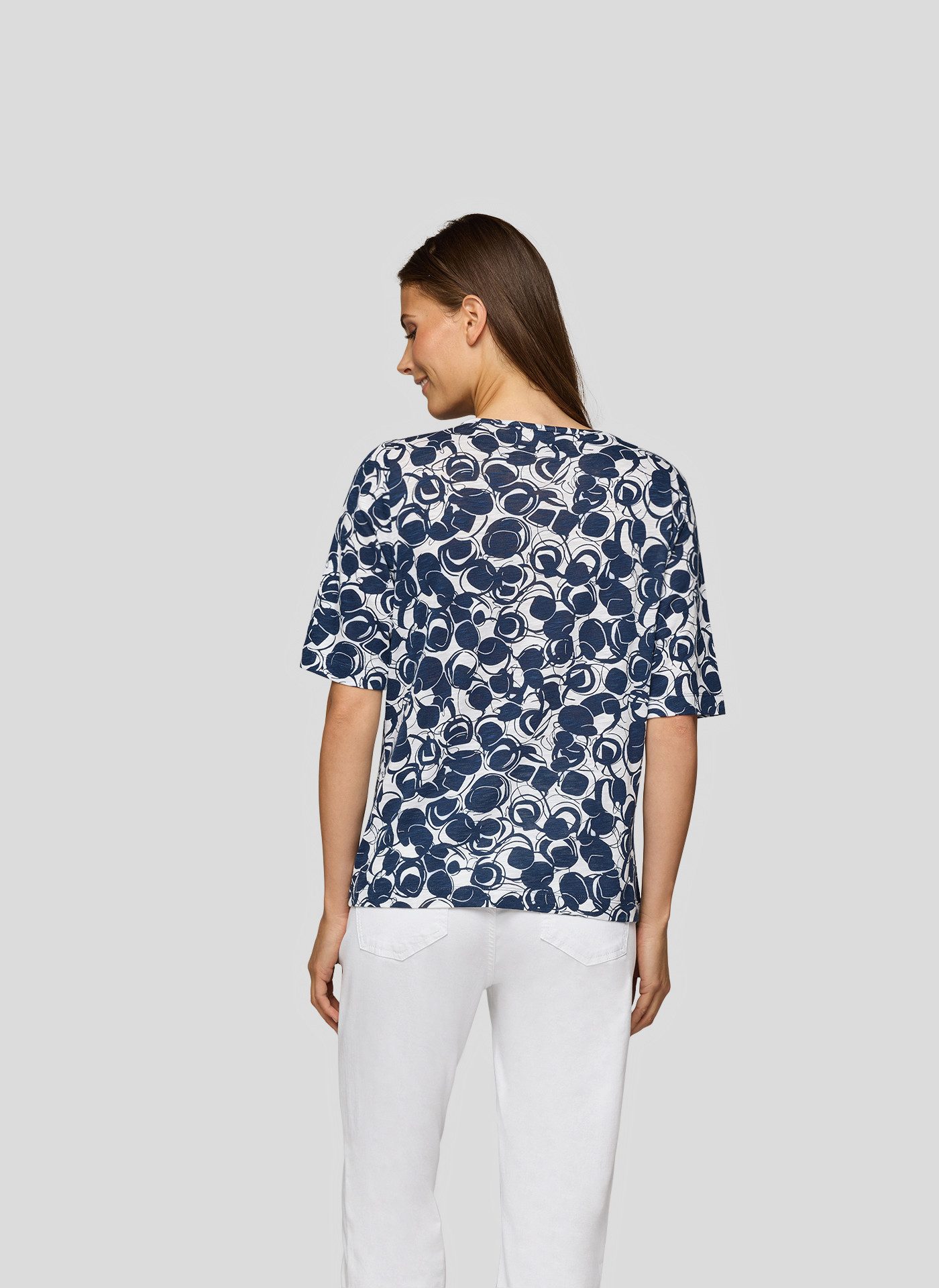 Rabe T-Shirt mit grafischem Muster günstig online kaufen