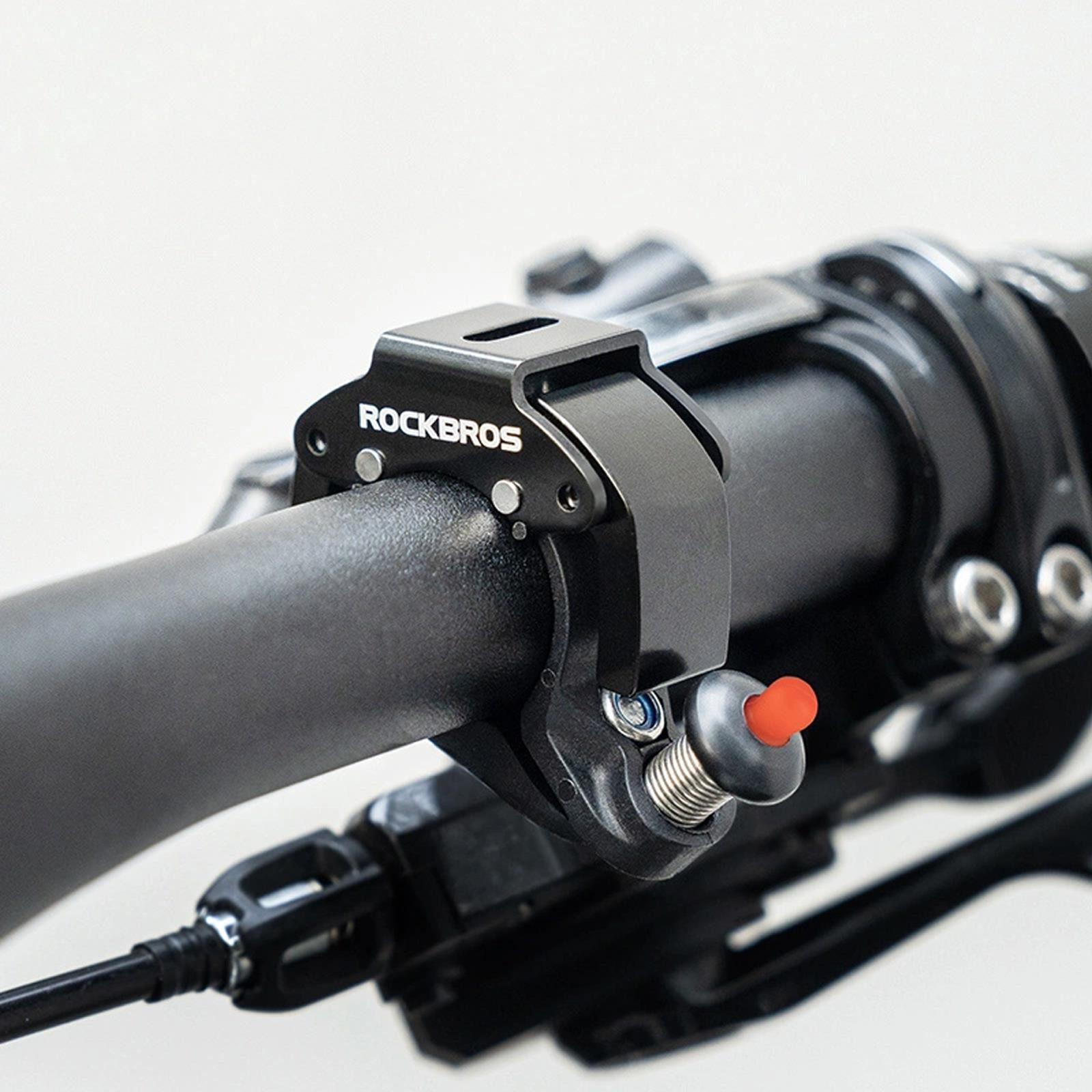 ROCKBROS Fahrradklingel MTB Rennrad E-Bike Fahrradklingel, laut stabil Aluminium Lenkerklingel