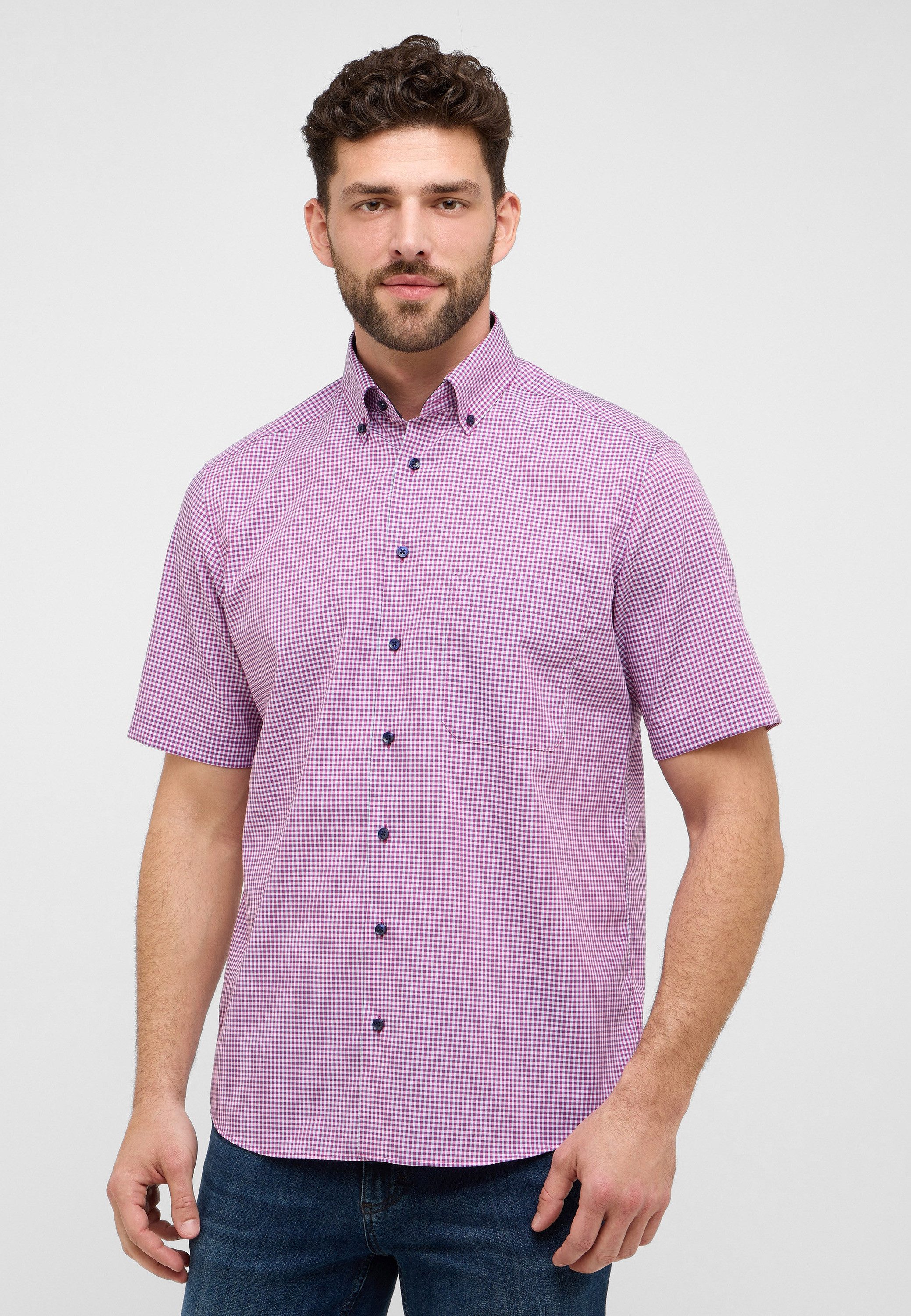 Eterna Kurzarmhemd COMFORT FIT NON IRON günstig online kaufen