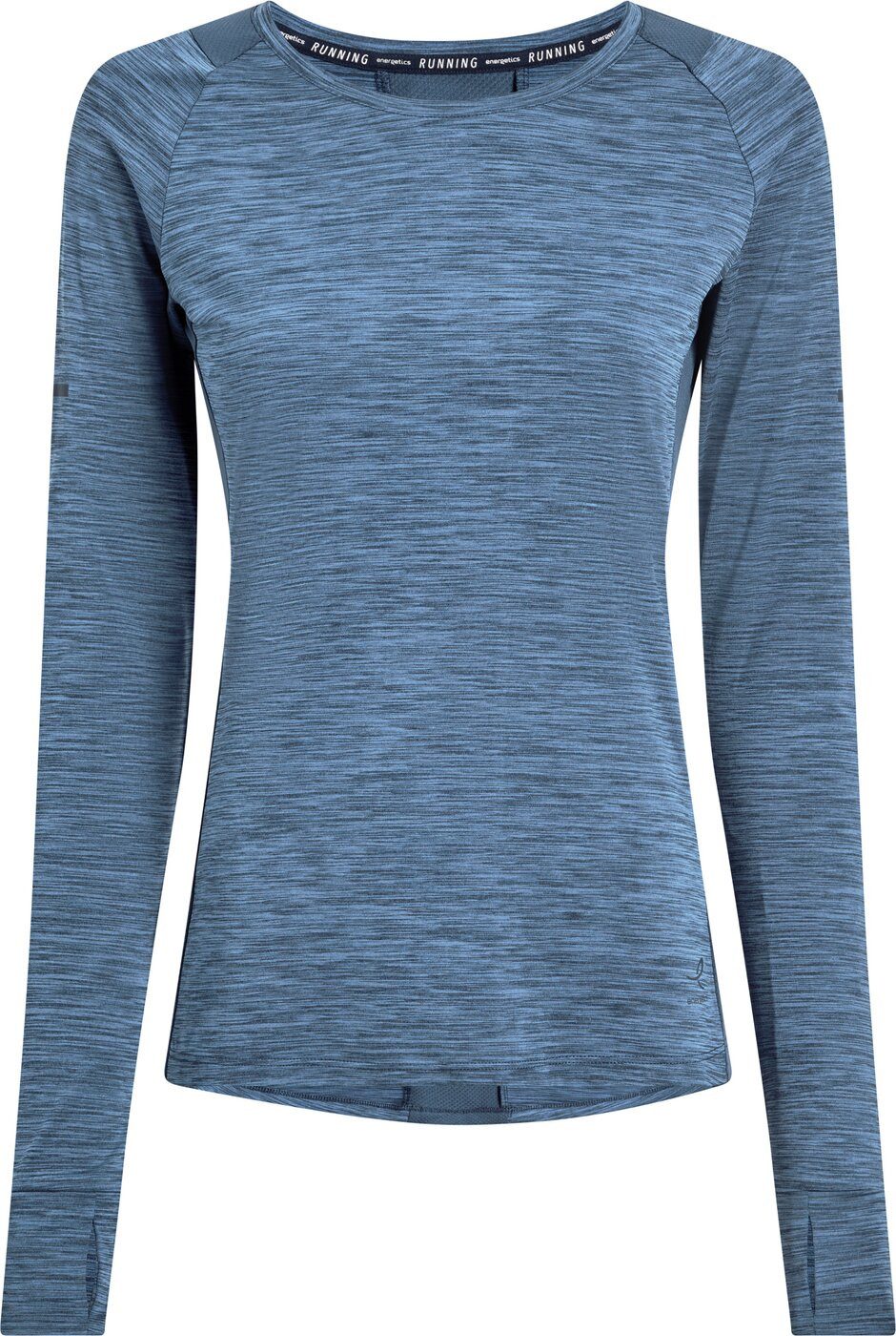 Energetics Langarmshirt Da.-Langarmshirt Evii L/S W MELANGE/NAVY/NAVY