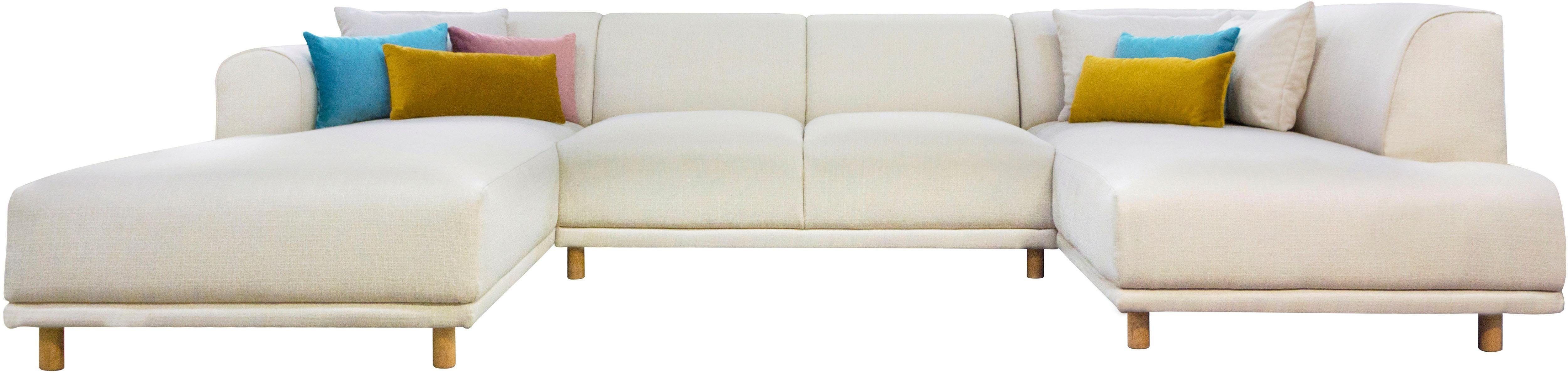 andas Wohnlandschaft Maroon U-Form, in skandinavischem günstig online kaufen