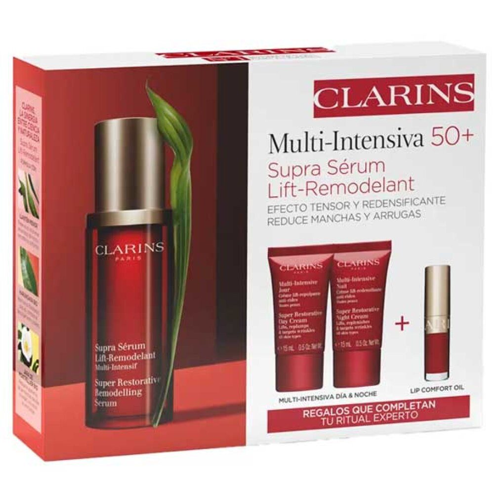 Clarins Hautpflege-Set MULTI-INTENSIVE SUPRA SERUM CASE 2 Stück