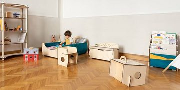 DOTMALL Bartisch 3-teiliges Kindertisch- und Stuhlset Geländewagen Design MDF