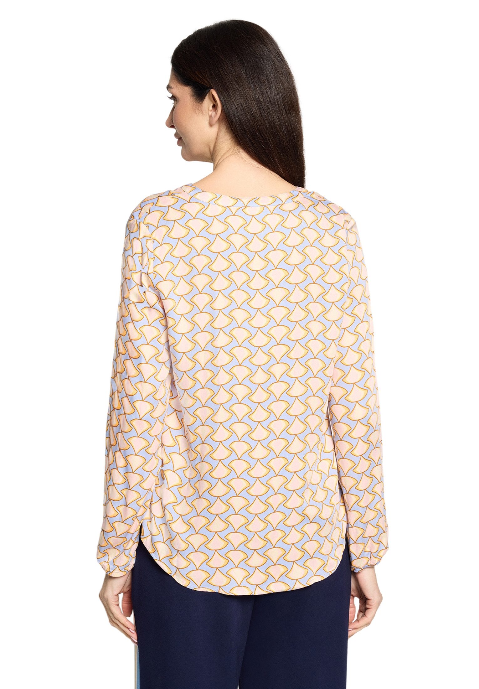 Cartoon Schlupfbluse Damen mit Muster