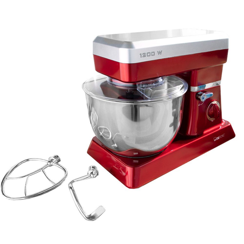 CLATRONIC Küchenmaschine Clatronic Knetmaschine KM 3630, Rot, 1200 W ...