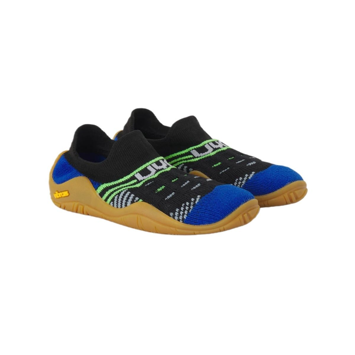 UYN Beemotion schwarz/blau Kinder Barfußschuh