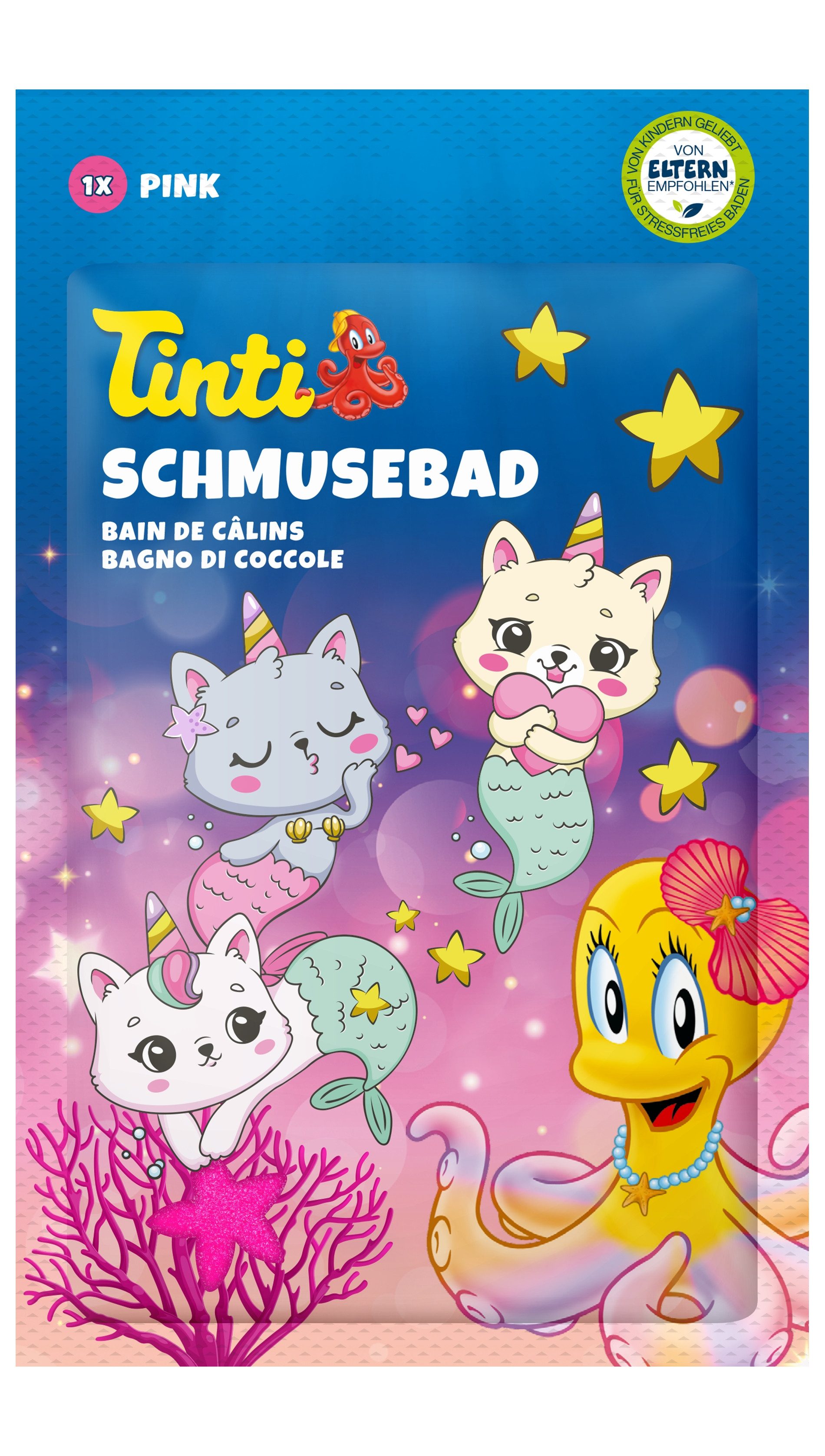 TINTI Badespielzeug Tinti Schmusebad pink