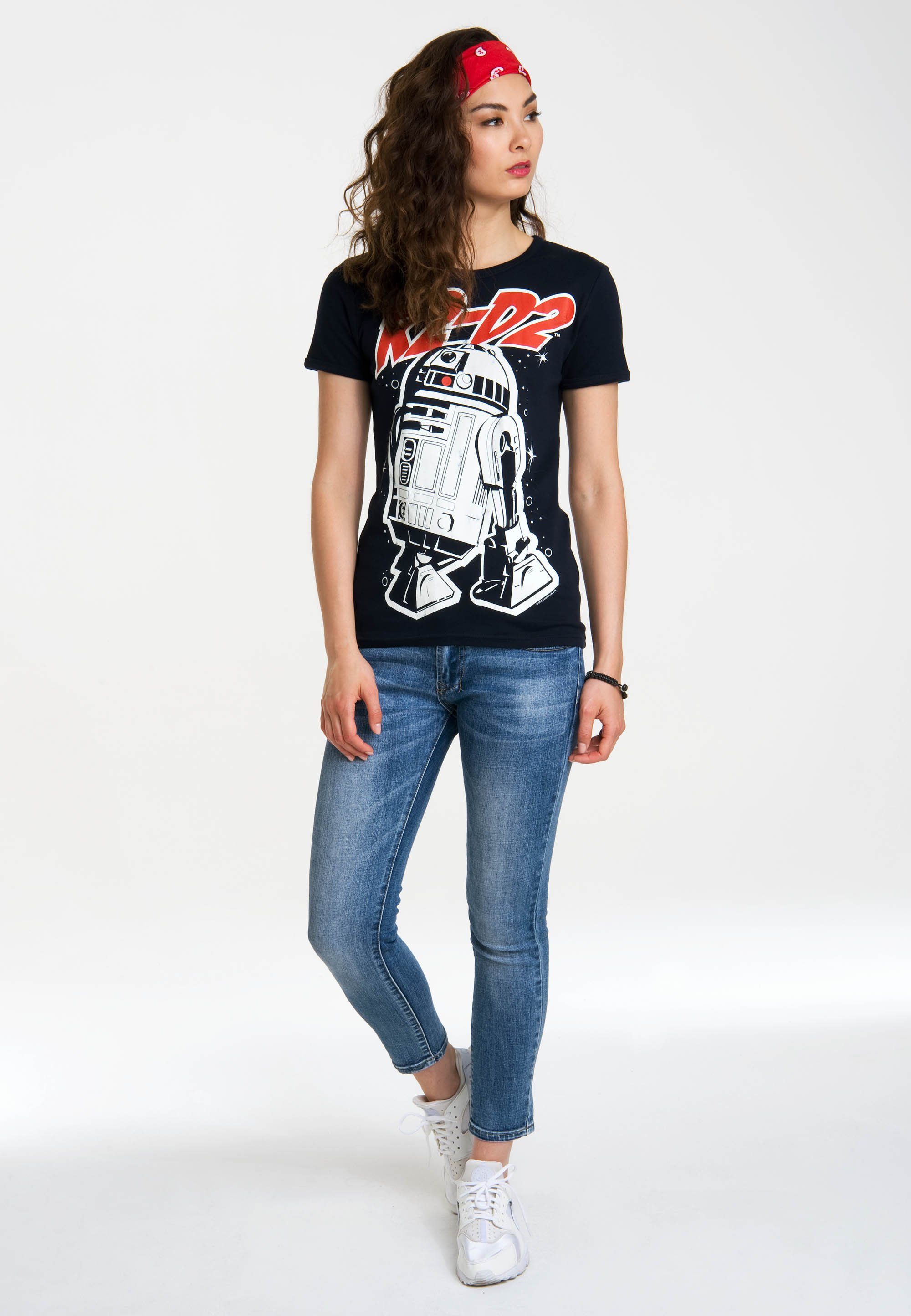 T-Shirt R2-D2 lizenzierten LOGOSHIRT mit Originaldesign