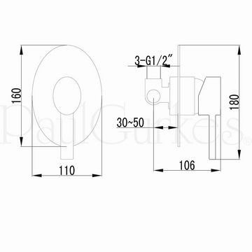 PaulGurkes Waschtischarmatur PGSETFA7J34K163c