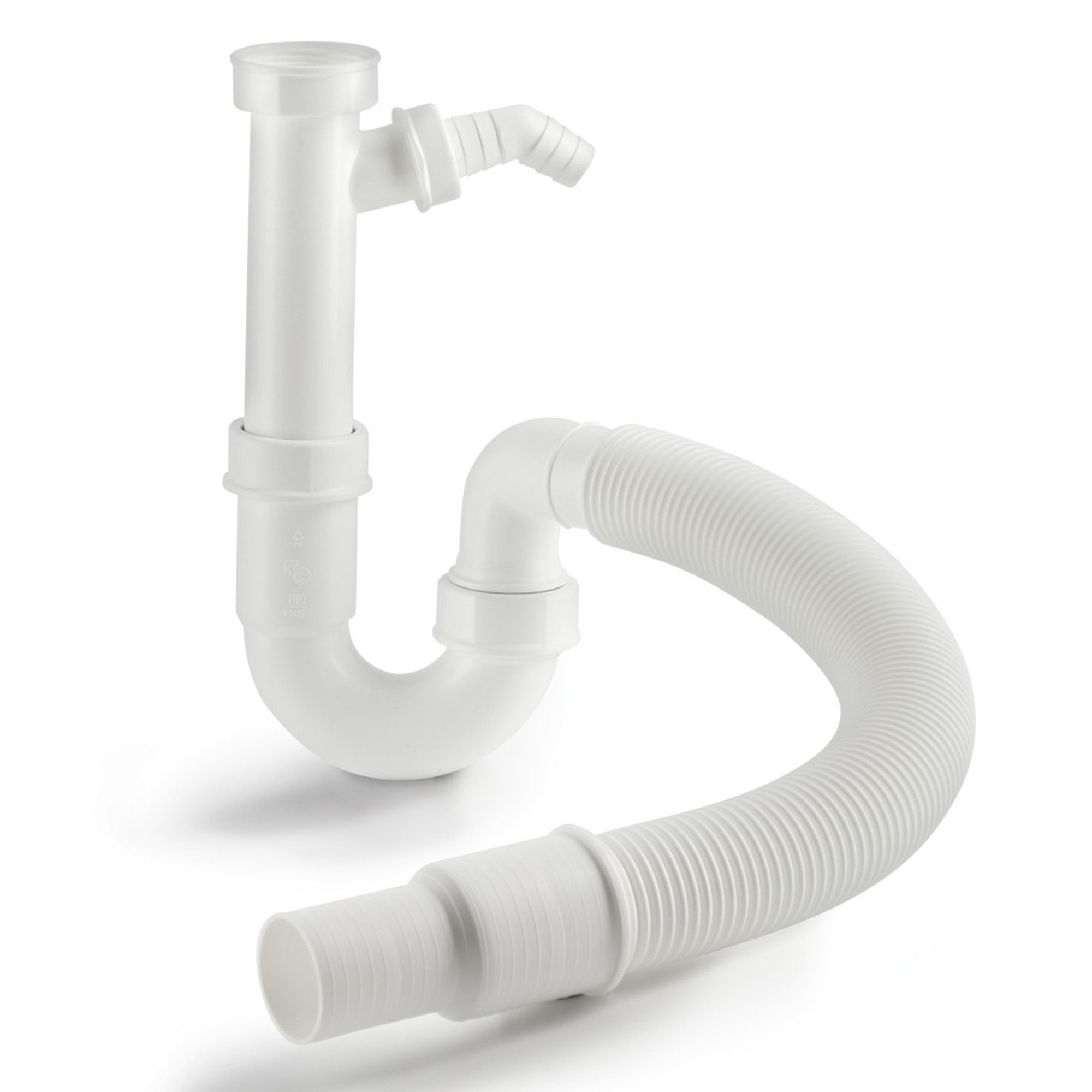 Xavax Siphon flexibel, 1 1/2'', 1 St./Polyb., (3-tlg)