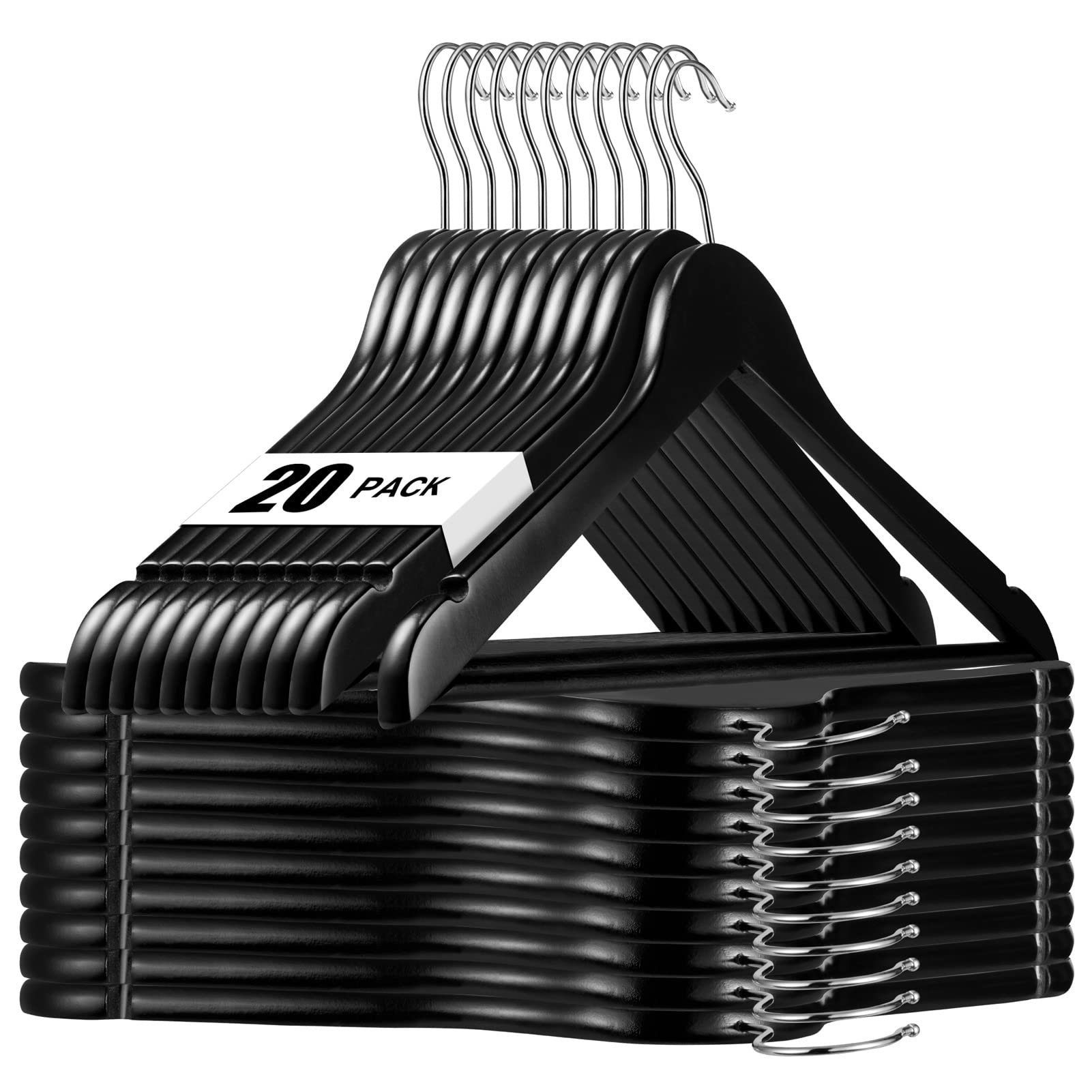 House Day Kleiderbügel Holz für Anzüge, rutschfest, (20-tlg), Kleiderbügel günstig online kaufen