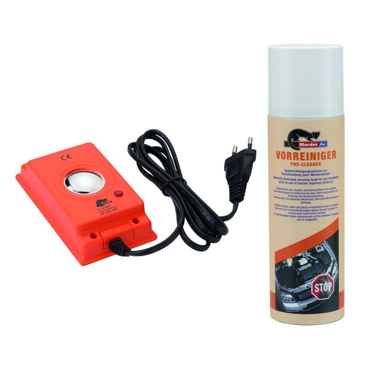 Ultraschall-Tierabwehr Akustik Indoor 230V - inklusive Vorreiniger