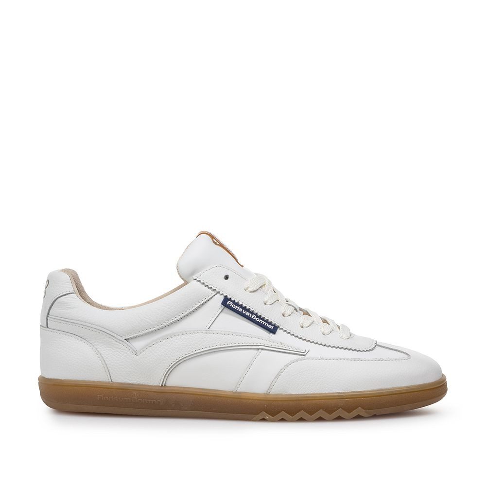 Floris van Bommel Floris Sport White Printed leather Sneaker
