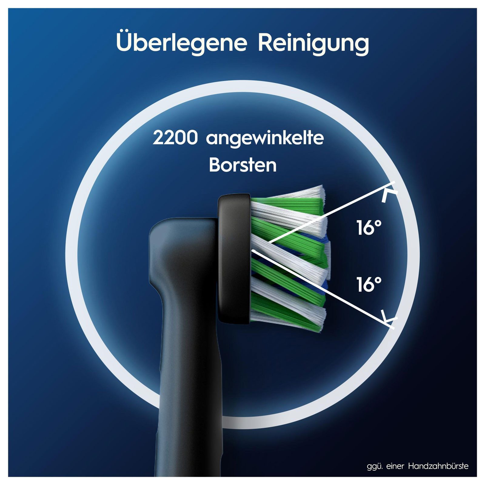 Oral-B Elektrische Zahnbürste Pro CrossAction schwarz