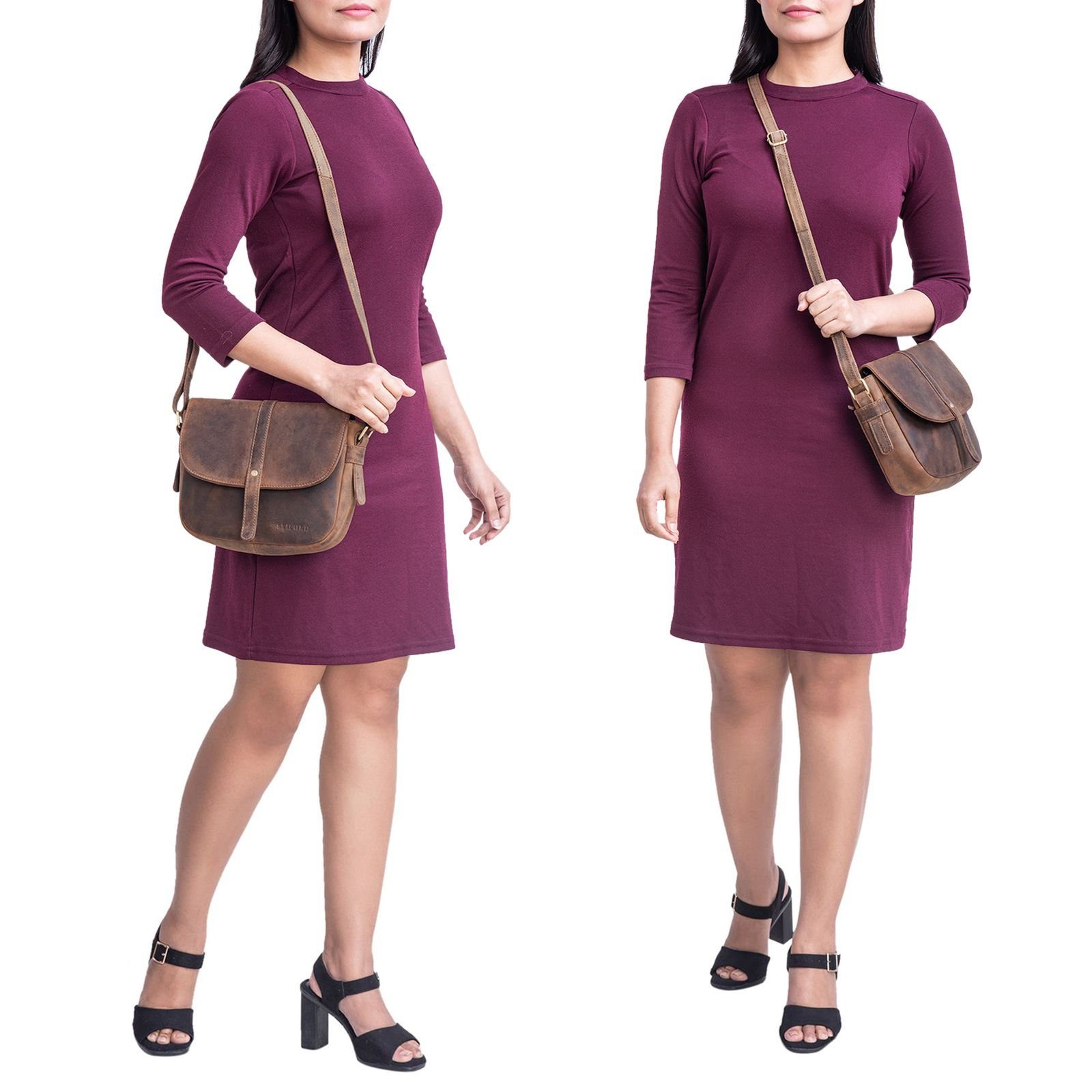 STILORD Handtasche "Kira" Umhängetasche Frauen Leder Vintage Handtasche Abe günstig online kaufen