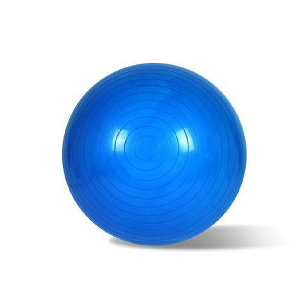 EmpireAthletics Gymnastikball, Sitzball Gymnastik-Ball Gummi-Material Fitnessball 75 cm Ø mit Pumpe BLAU