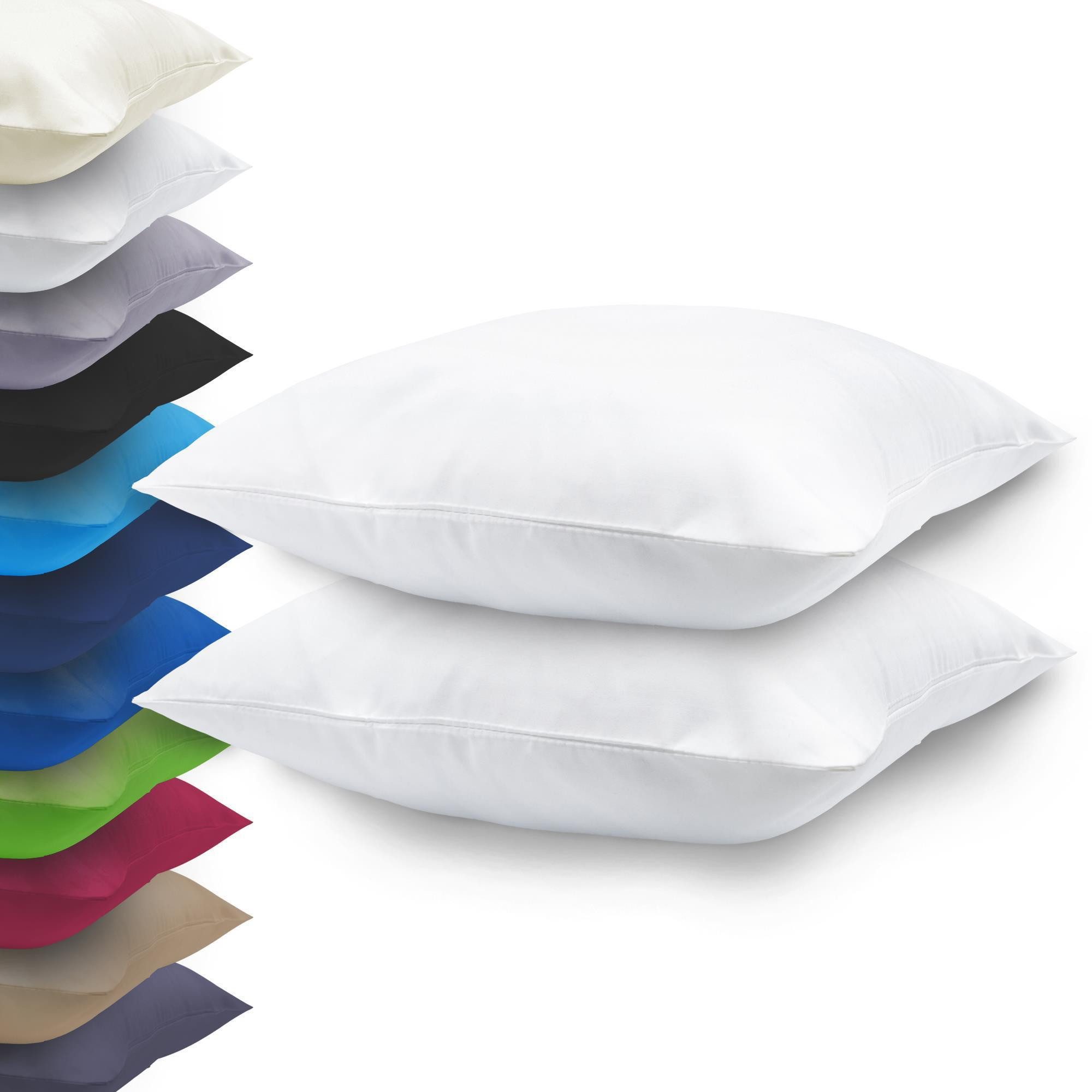 NatureMark Kissenbezüge 2er Pack Mikrofaser Kissenbezug, Weiss) günstig online kaufen