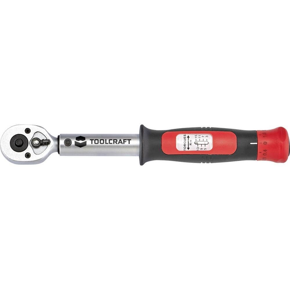 TOOLCRAFT Drehmomentschlüssel 6.3 MM 1/4″ Drehmomentschlüssel 3 - 15 NM