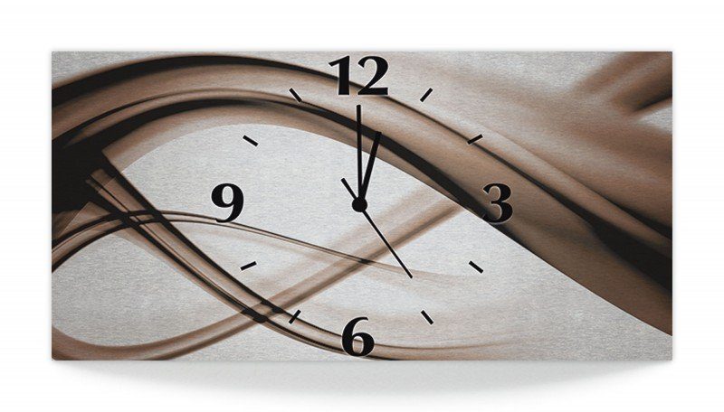 Online Kompositiom Braun« BocosAbstrakte »benedict Artland KaufenOtto Wanduhr Ok8P0nw