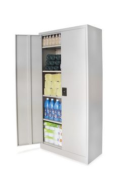 rikta Mehrzweckschrank Metallschrank, Mehrzweckschrank, Aktenschrank mit 5 Ebenen, Höhe 168cm