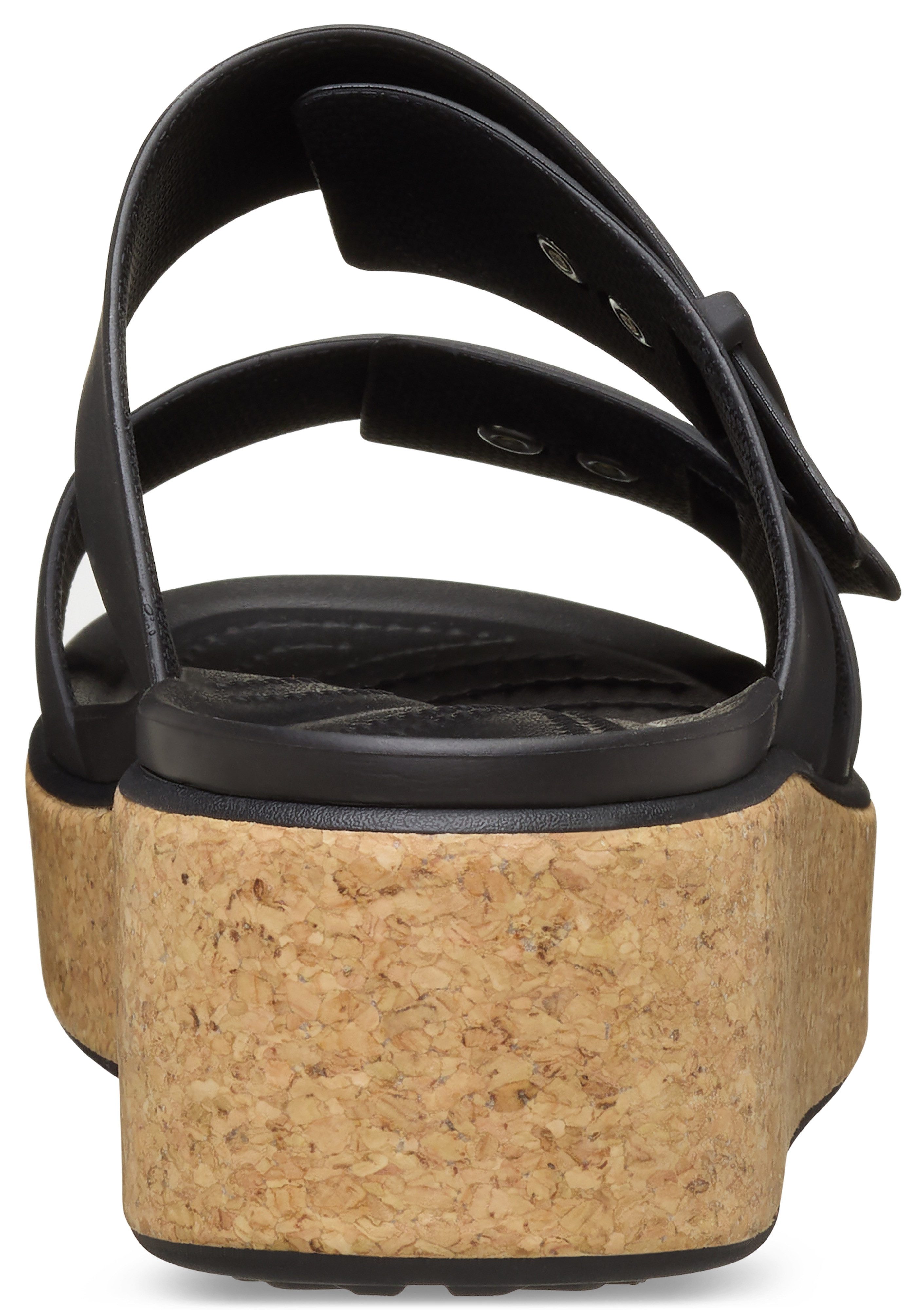 Crocs Brooklyn Cork Buckle Keilpantolette, Keilsandale, günstig online kaufen