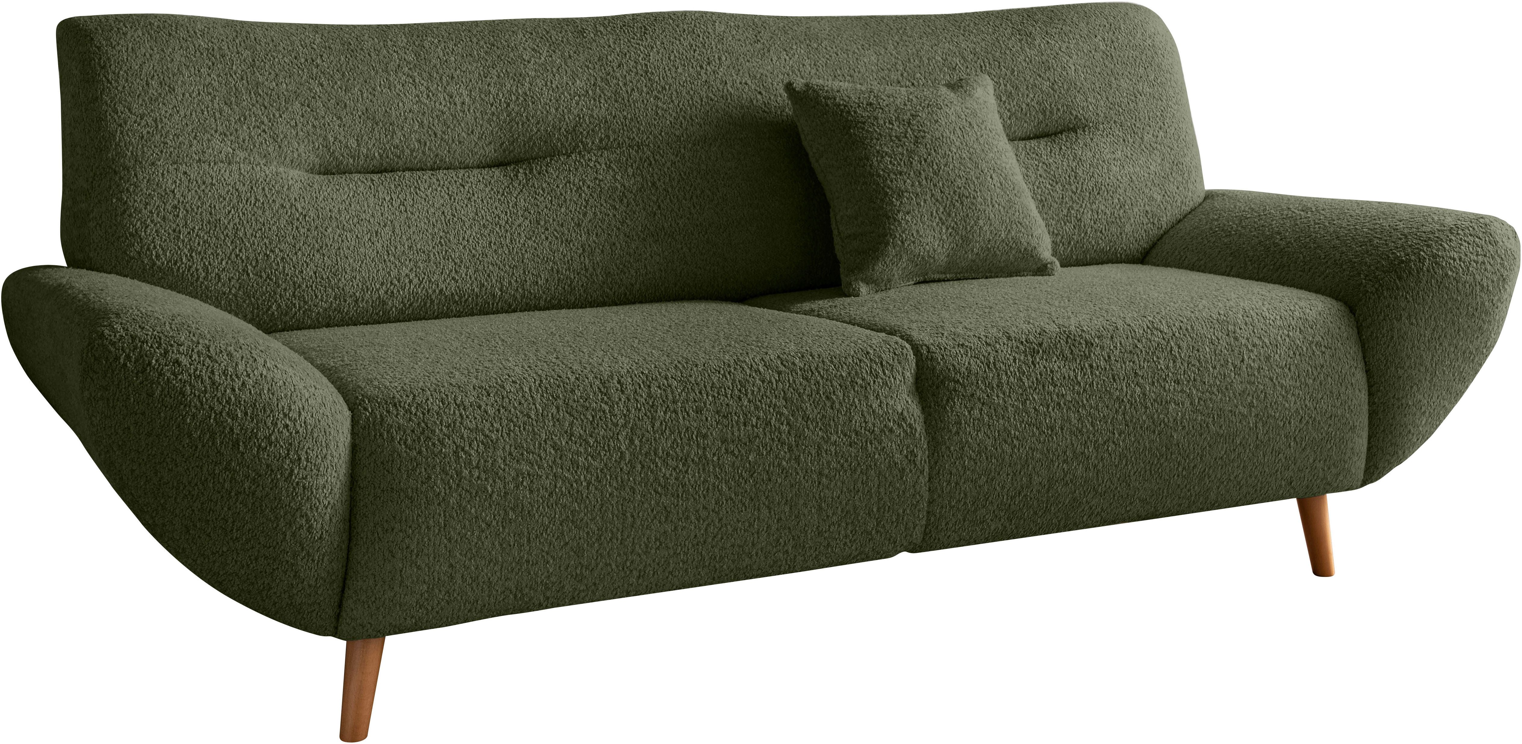 Home affaire Polstergarnitur DRAGO Set 3-2-1, zeitlose Garnitur, bodenfrei, Holzfuß, (3-tlg) – Bild 4 von 5