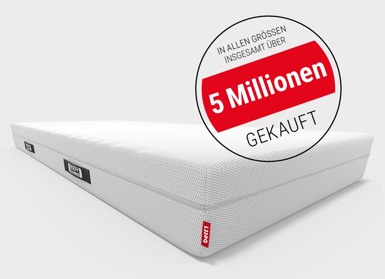 Kaltschaummatratze BODYGUARD Anti-Kartell-Matratze, bett1.de, 18.5 cm hoch, atmungsaktiver HyBreeze® Funktionsbezug