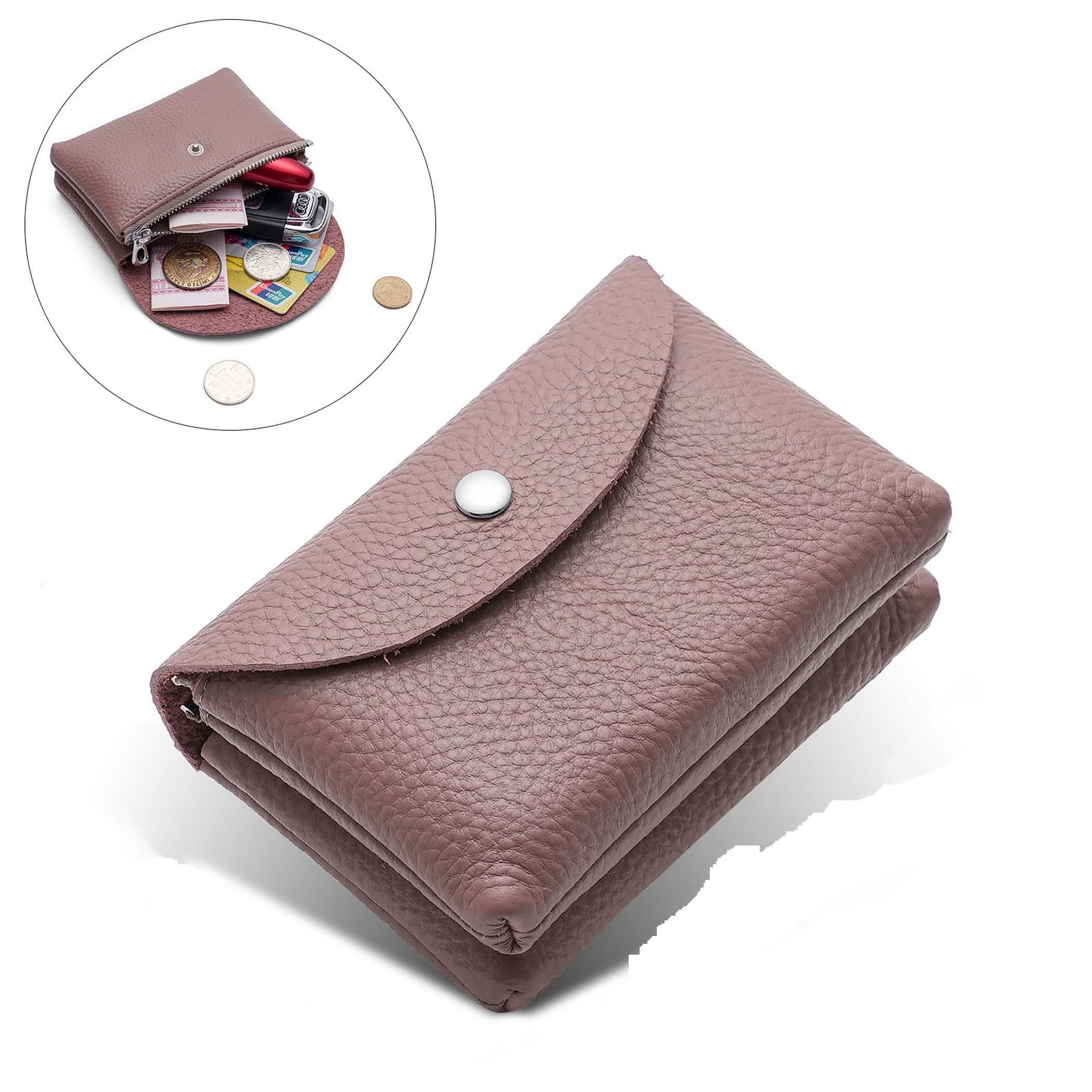 Coonoor Mini Geldbörse Weichem Mini Geldtasche Damen mit Mehreren Fächern günstig online kaufen