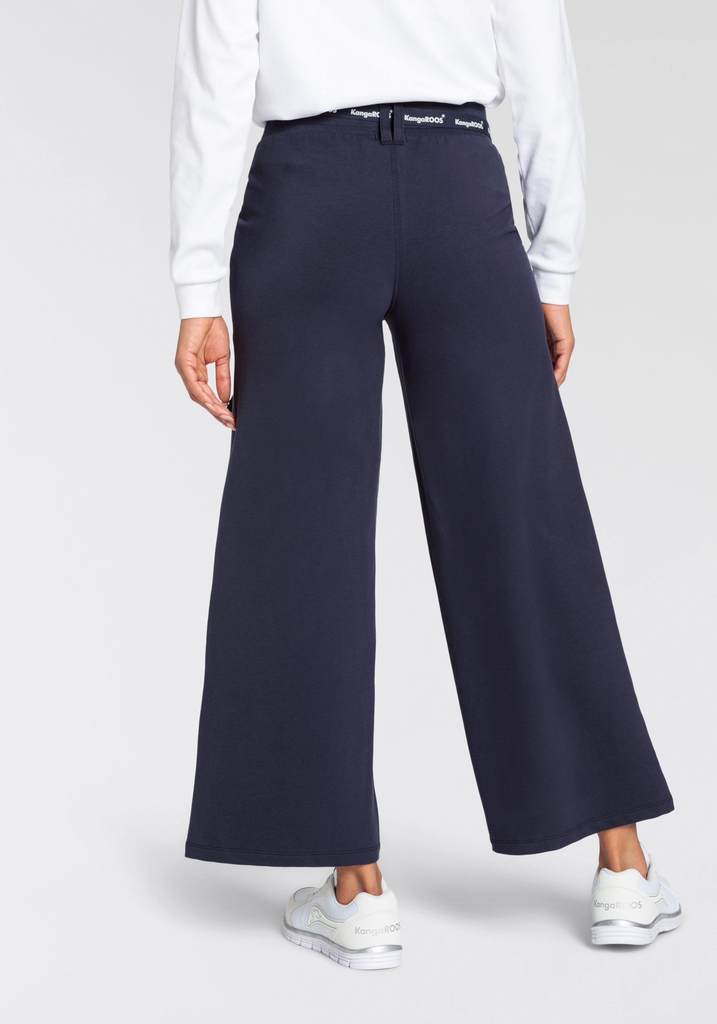 KangaROOS Jerseyhose mit weitem Bein in günstig online kaufen