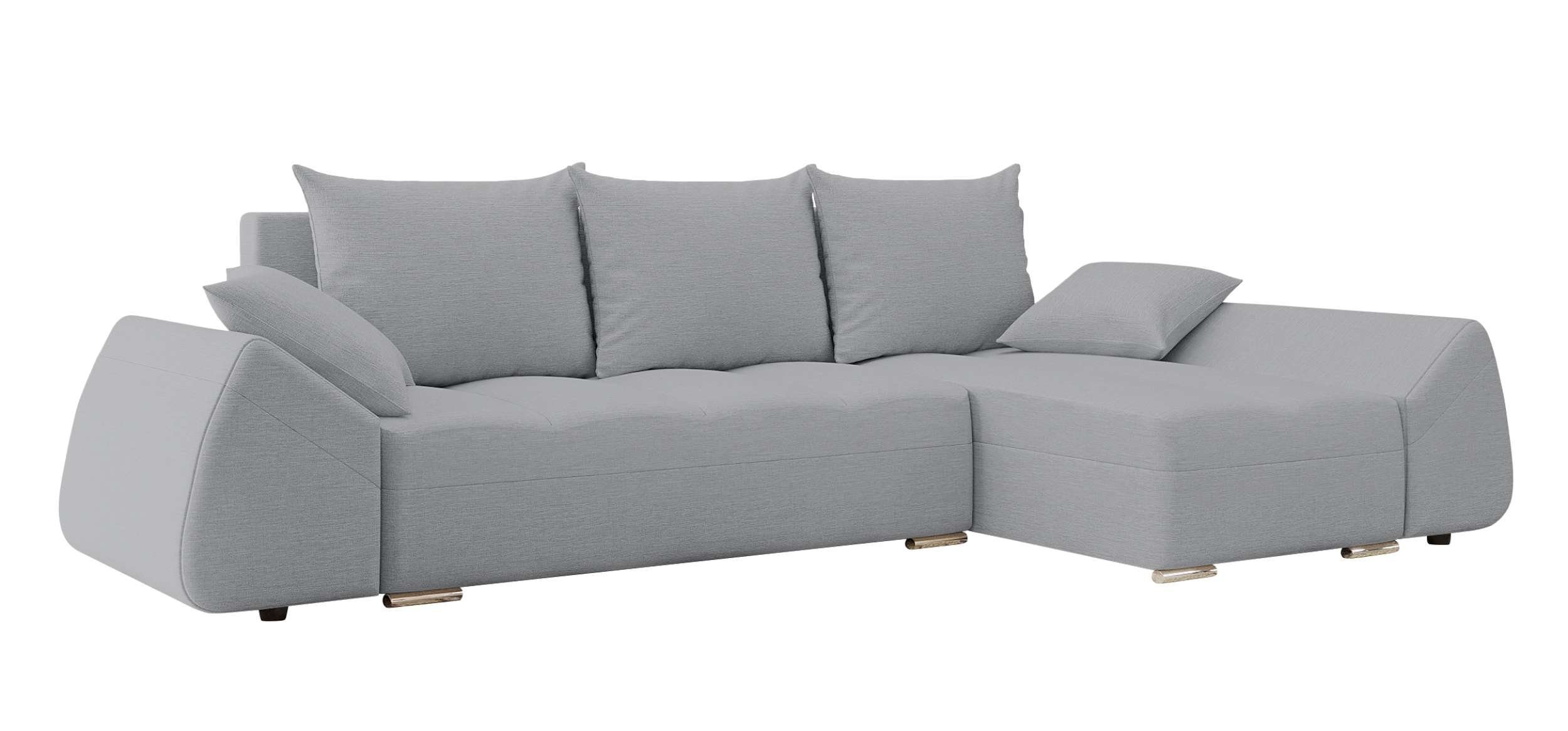 Modern Sofa, Bettkasten, Eckcouch, Ecksofa Stylefy Cascade, Design Bettfunktion, mit Sitzkomfort, mit L-Form,