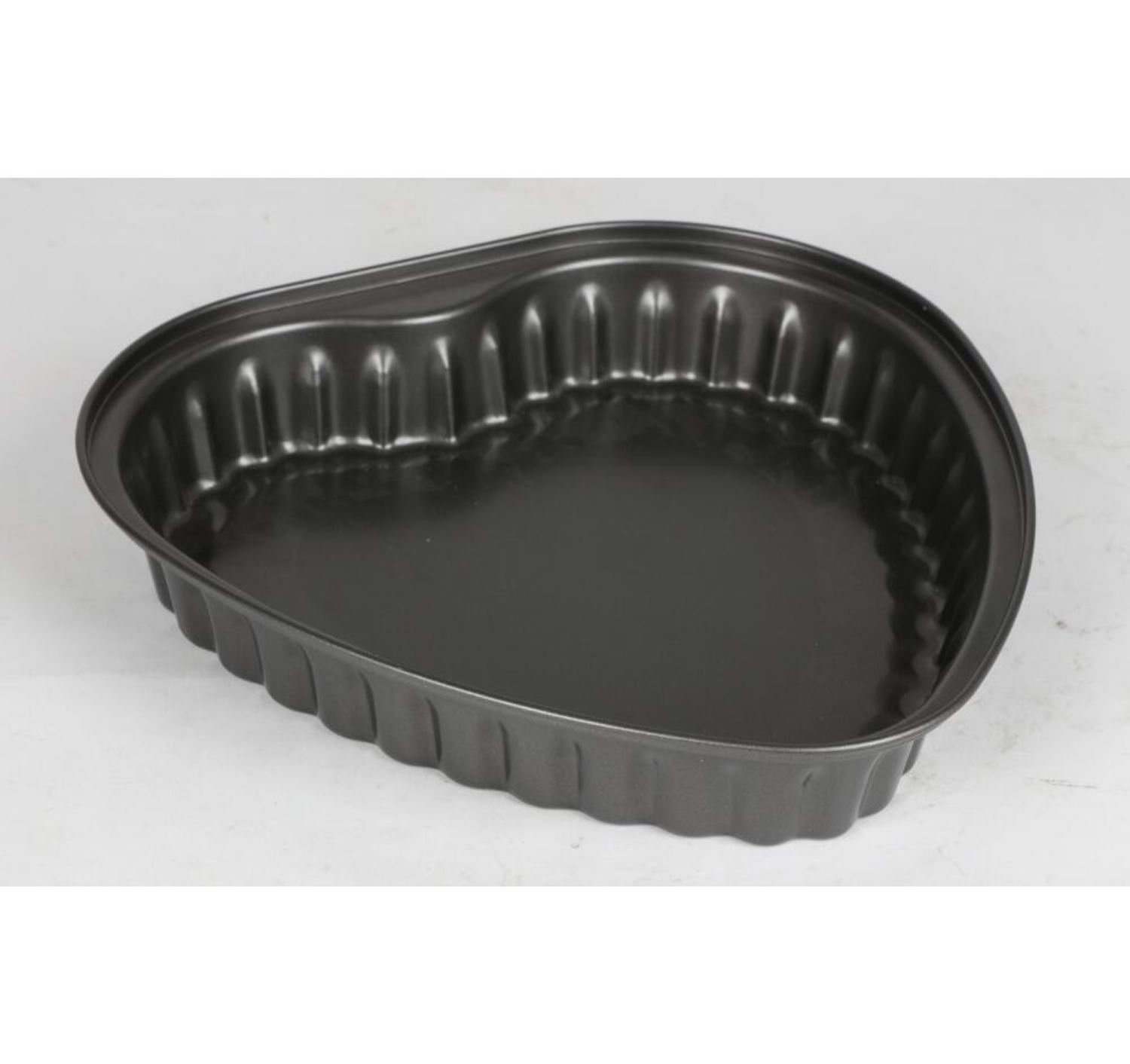 BURI Backform 10x Herzbackform 26x25,5x4cm (10-tlg) Kochu, backen Küche Torten Kuchen Ofenform