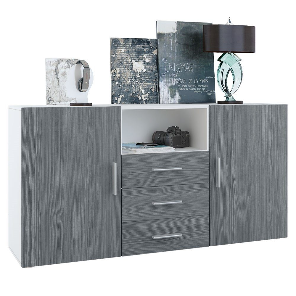 Vladon Sideboard Skadu (Kommode, mit 2 günstig online kaufen