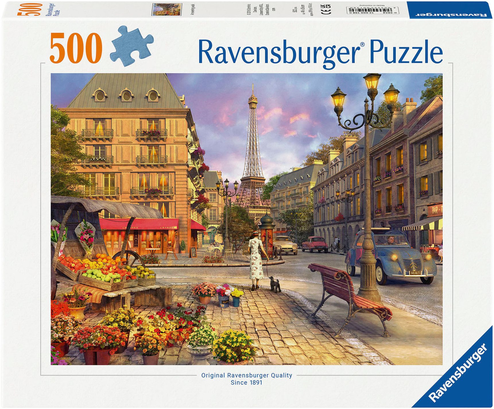 Ravensburger Puzzle Spaziergang durch Paris, 500 Puzzleteile, Made in Germa günstig online kaufen
