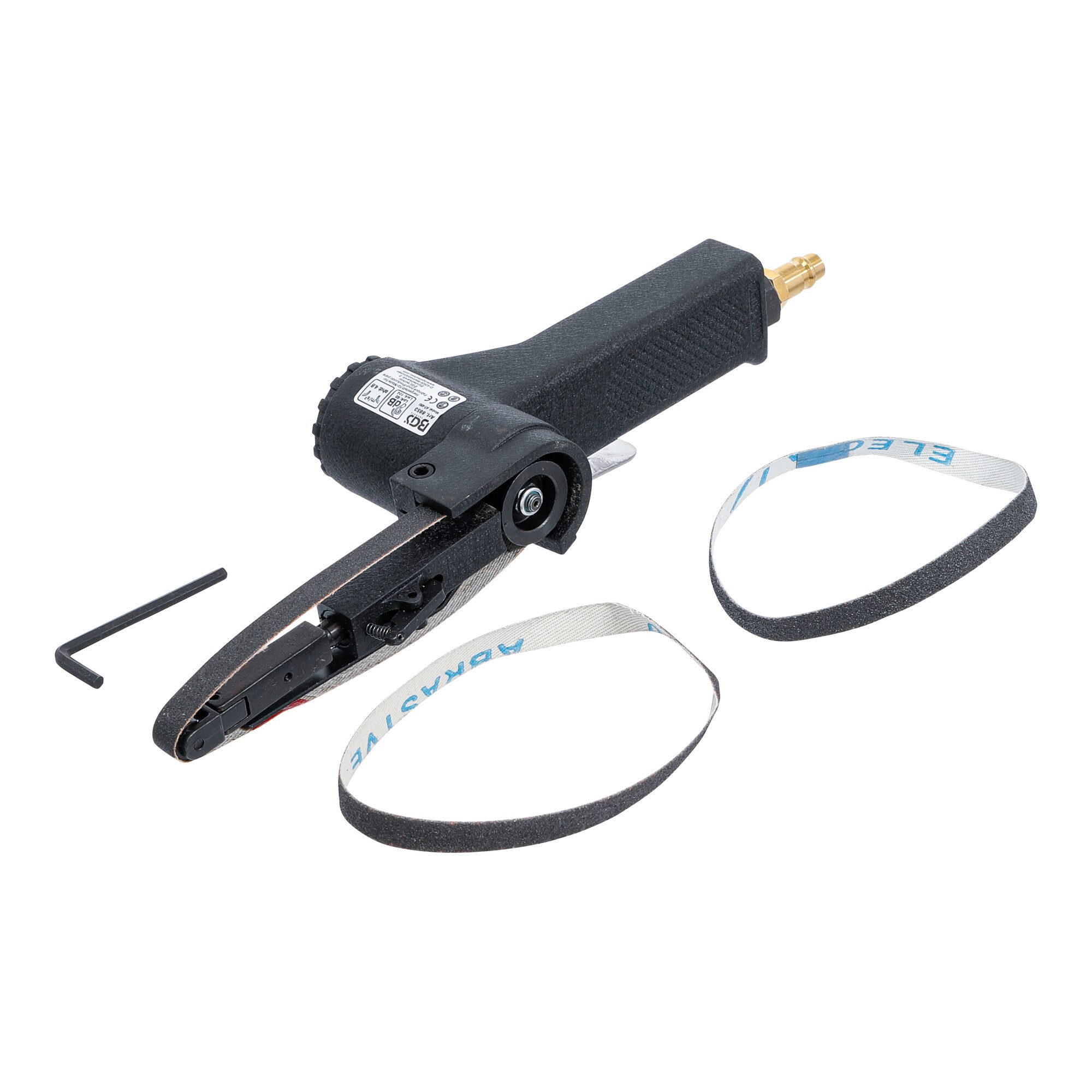 BGS technic Druckluft-Stabschleifer BGS Druckluft-Bandschleifer für 10 mm Schleifbänder