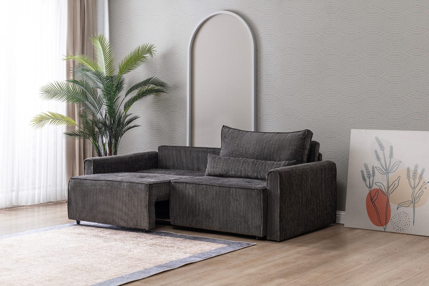 gowoll 3-Sitzer Sofa Bed mit Schlaffunktion günstig online kaufen