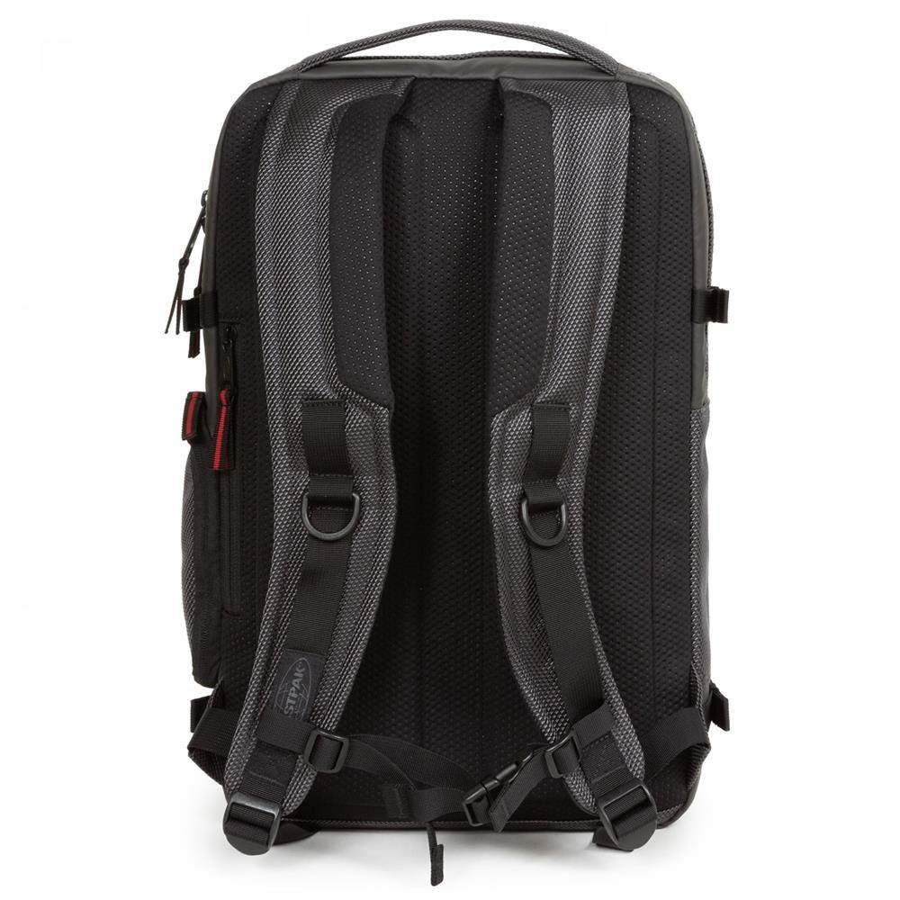 Eastpak Freizeitrucksack Tecum L CNNCT Accent Grey, City Rucksack mit Laptopfach 9,7 Zoll, Reise, Grau