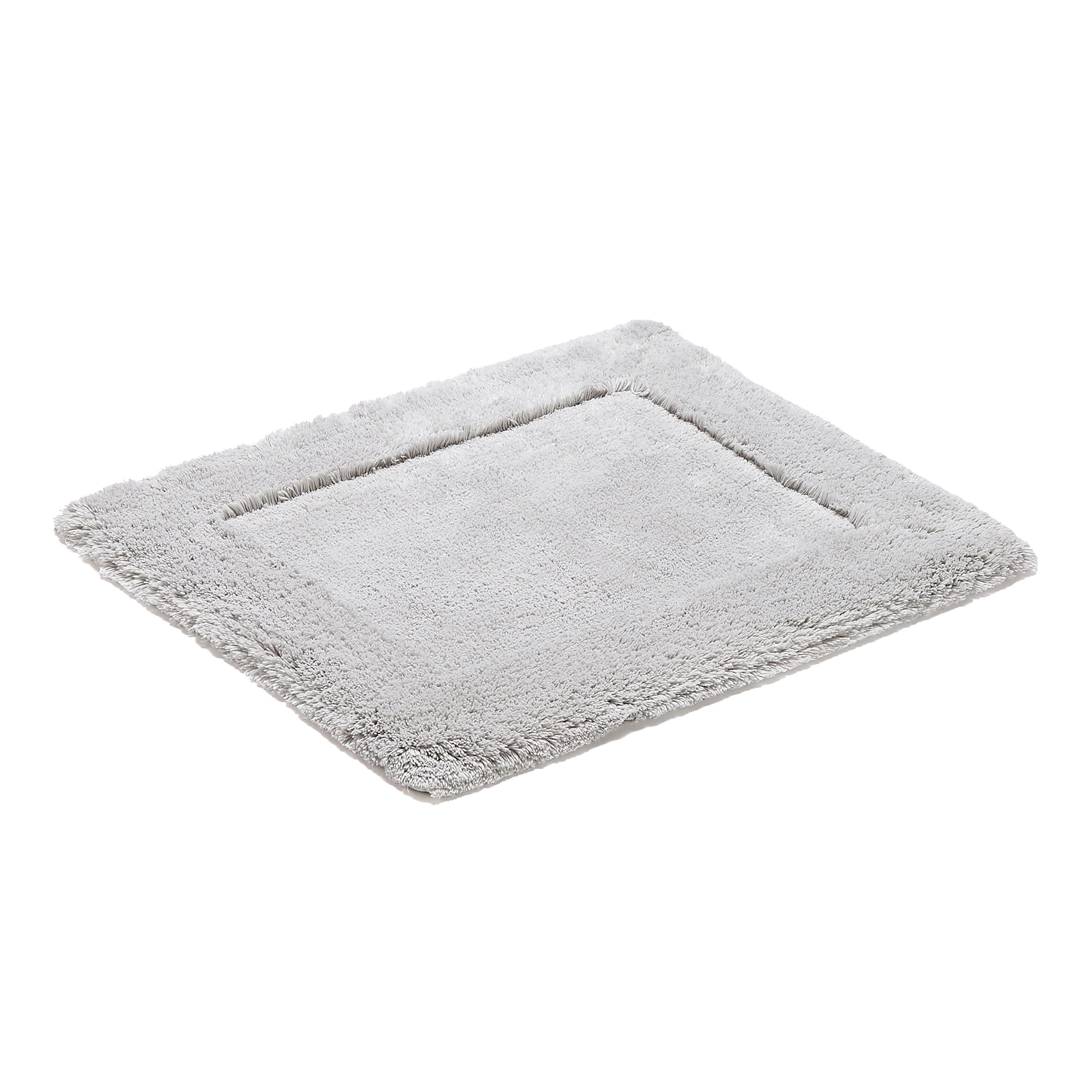 Vossen Badematte Flauschiger Badteppich, Fussbodenheizung geeignet, fussbodenheizunggeeignet, Baumwolle, Eckig, Baumwolle