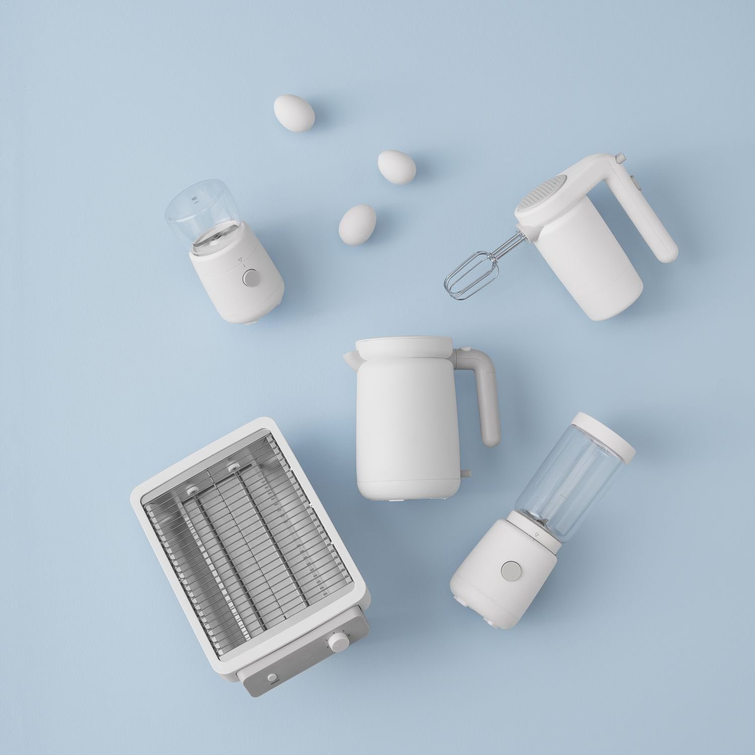 RIG-TIG Wasserkocher Foodie Weiß 1000 ml, 1 l, 1500 W