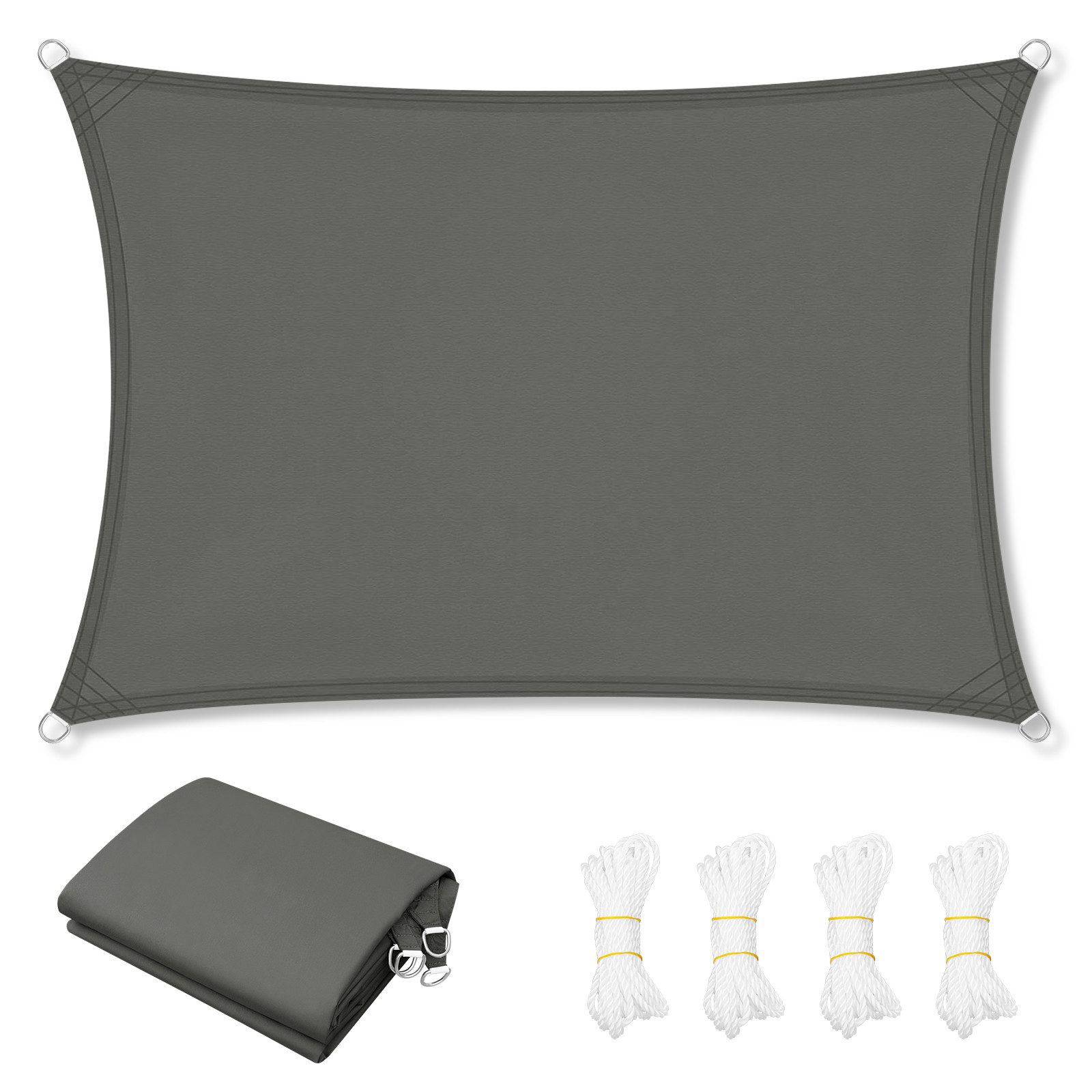 Woltu Sonnensegel, (1-tlg), aus PES, 200 g/m² Polyester, 95% UV Schutz, für Balkon Terrasse Garten