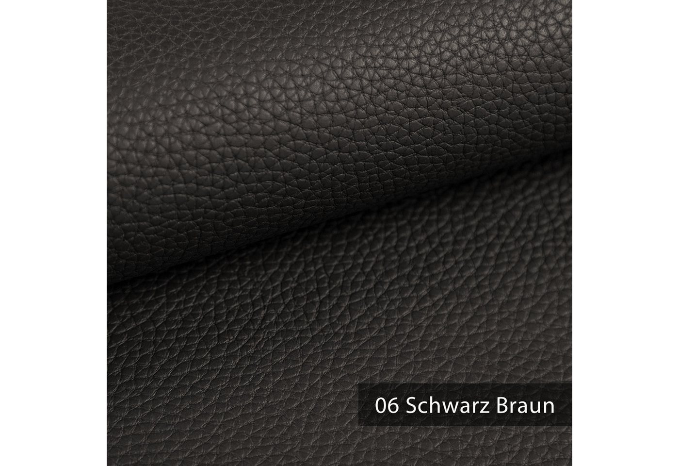 Thumbnail - novely® Stoff BINAU Kunstleder - Möbelstoff aus Echtleder-Fasern-Kombi, Robust, Extra Dick, Pflegeleicht, Meterware, 1lf...