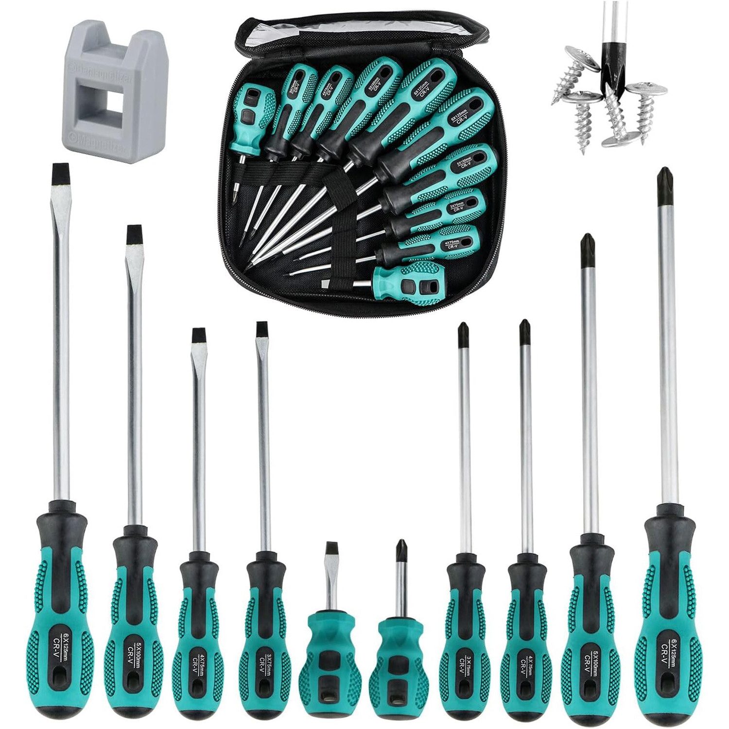 Refined Living Schraubendreher 10 pcs Schraubendreher Set Profi Magnetische günstig online kaufen