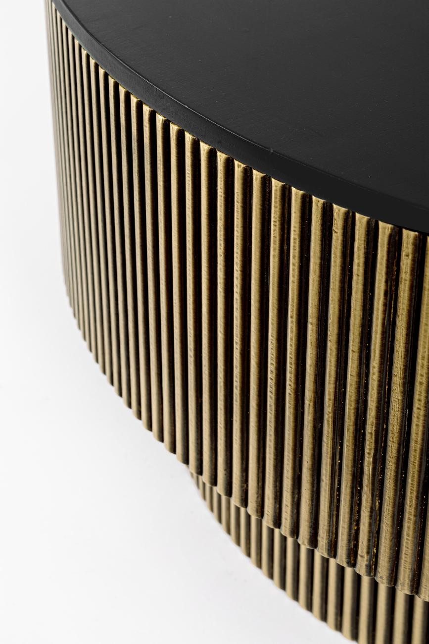 Bizzotto Couchtisch Virat aus Mangoholz, Ø 90 cm günstig online kaufen