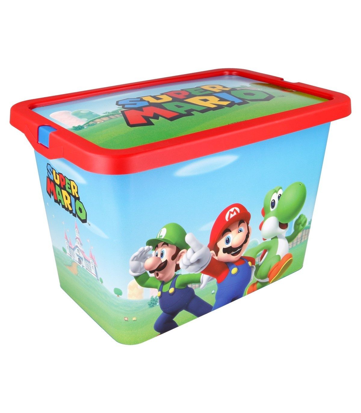 Super Mario Aufbewahrungsbox 7 l Kinderzimmer Box für Spielzeug