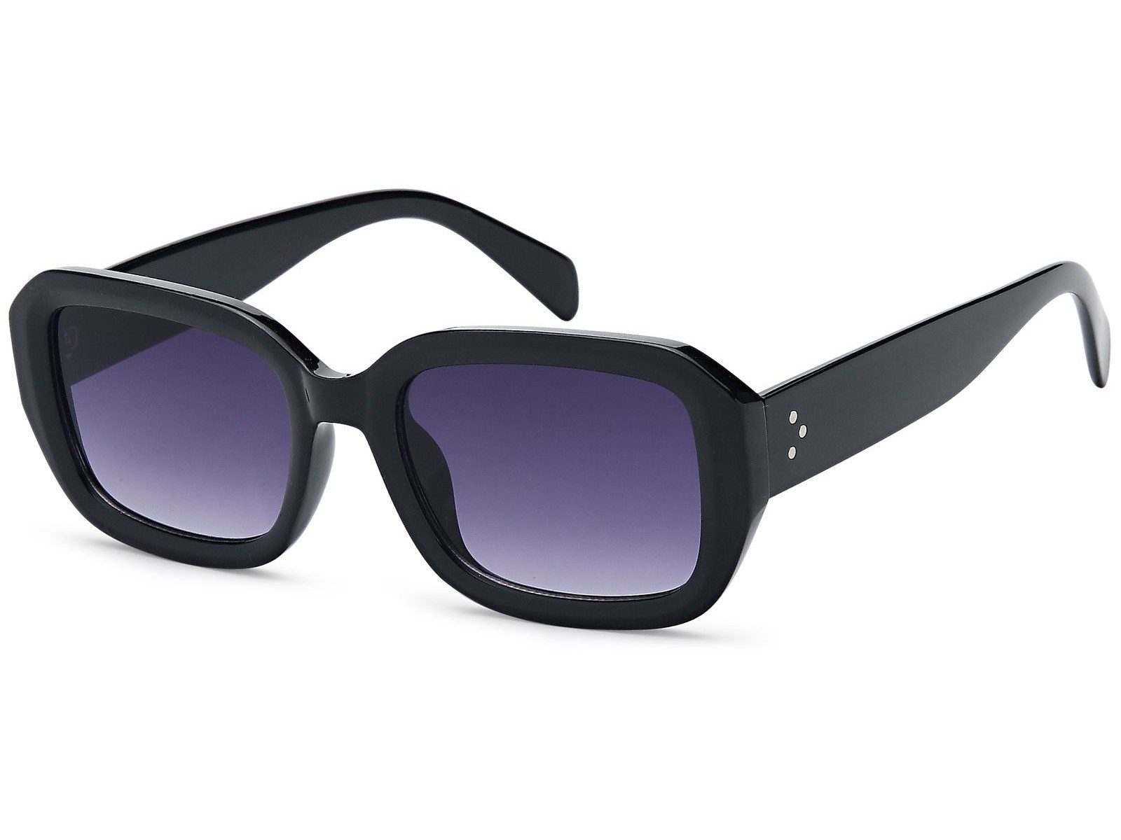 styleBREAKER Sonnenbrille Retro Sonnenbrille Breiter Rahmen Rechteckig (1-S günstig online kaufen