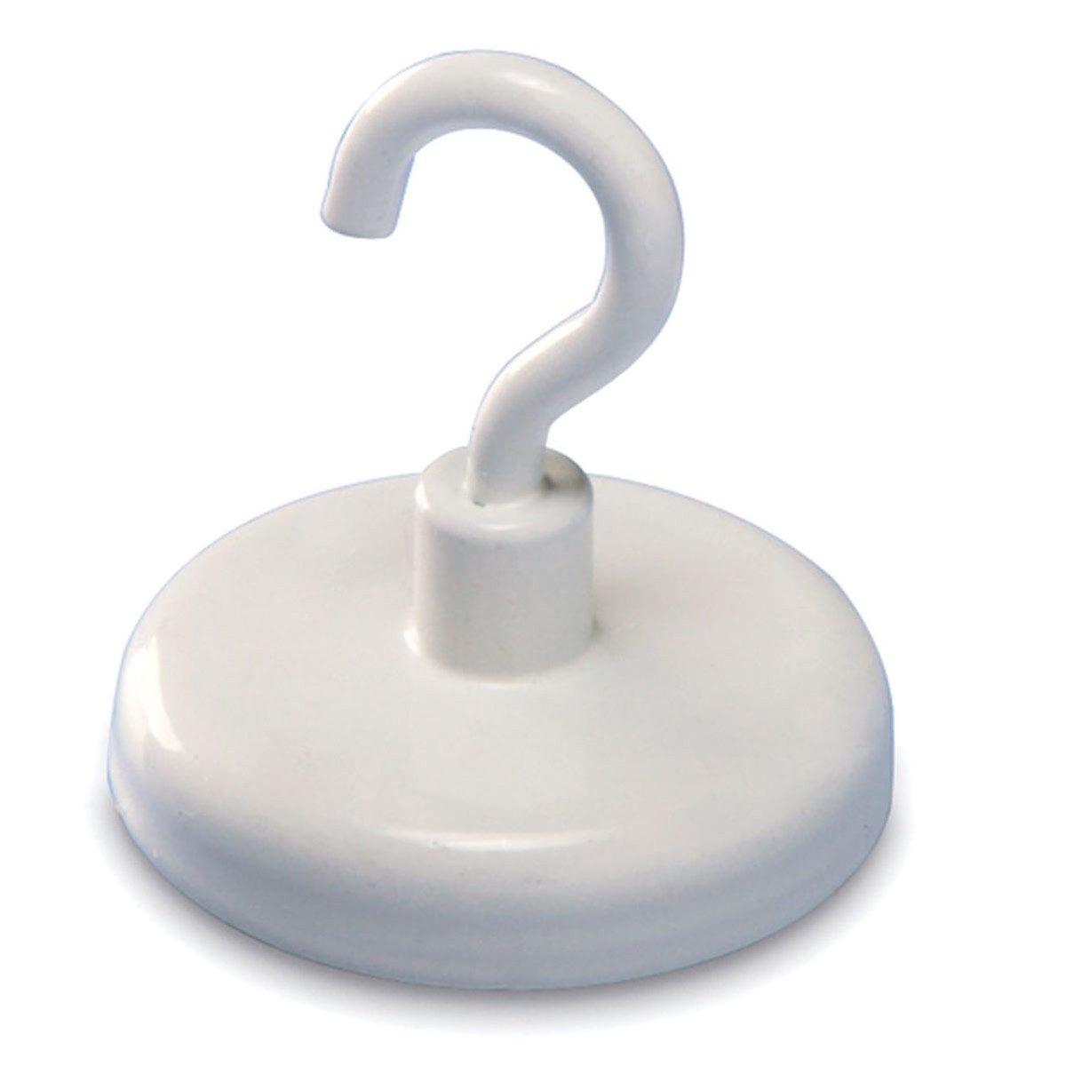 magnetoplan® Magnet Hakenmagnet 52636 36mm rund weiß