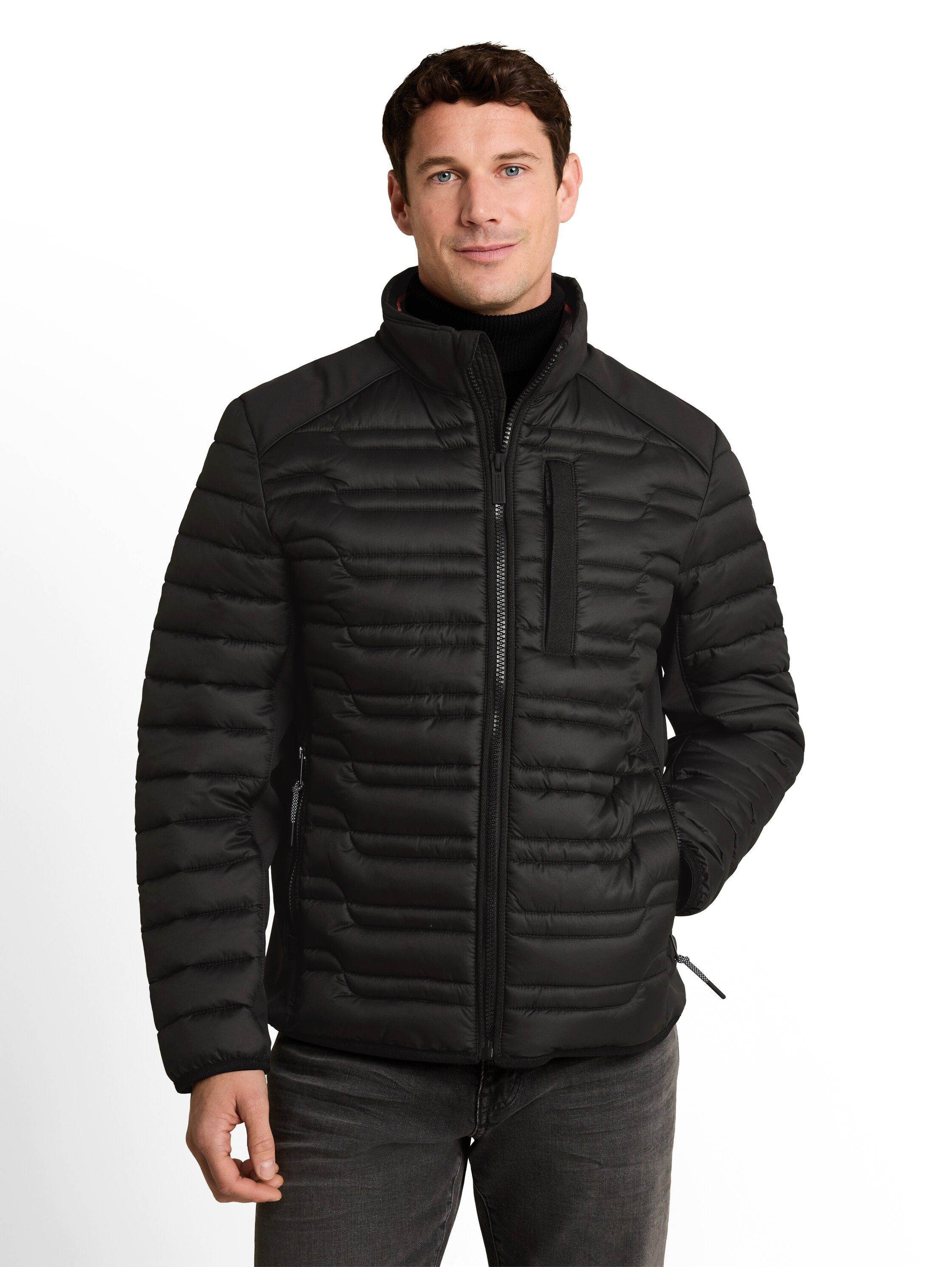 TOM TAILOR Steppjacke mit Stehkragen und Reißverschluss